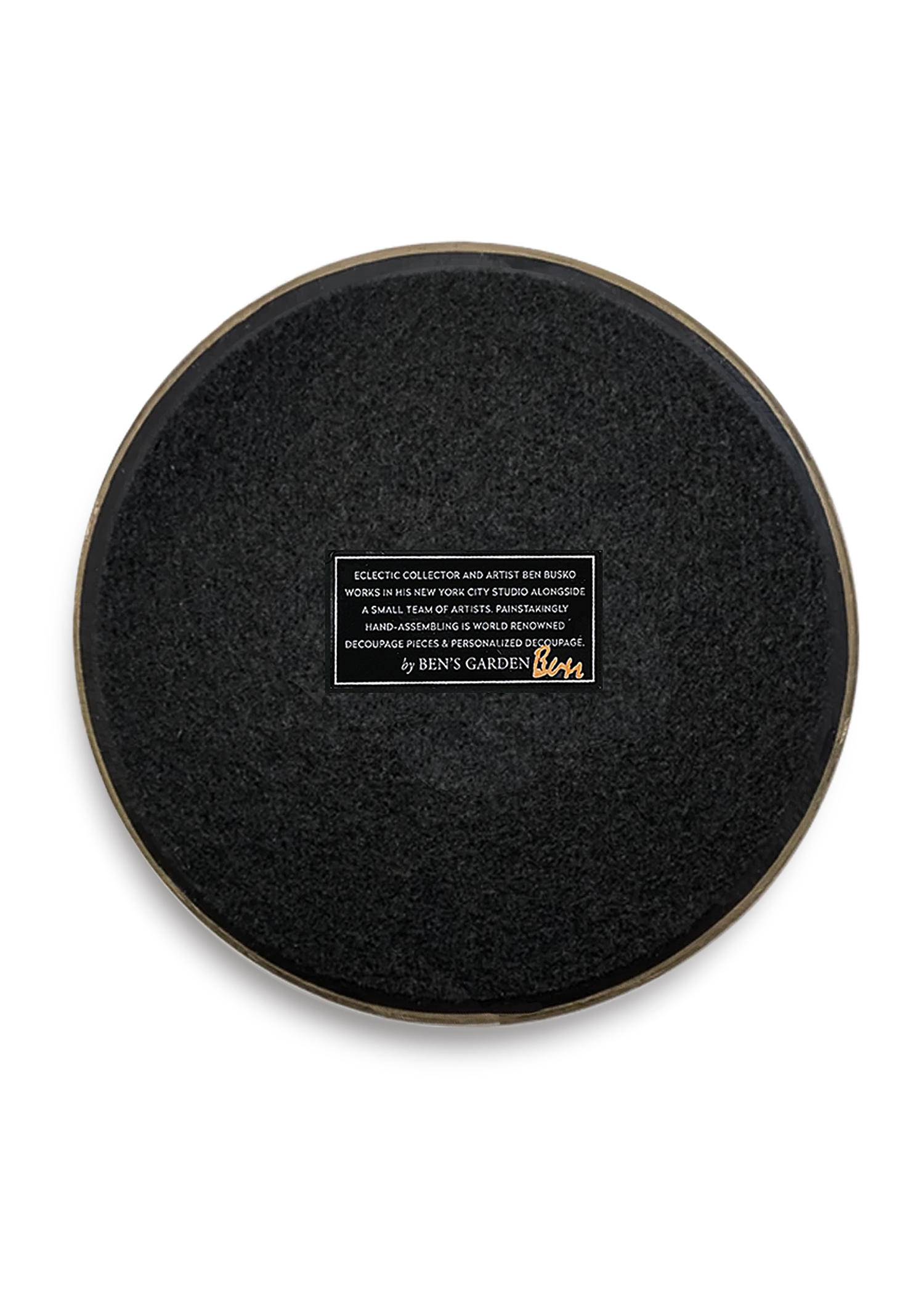 The Constellations Round Decoupage Tray