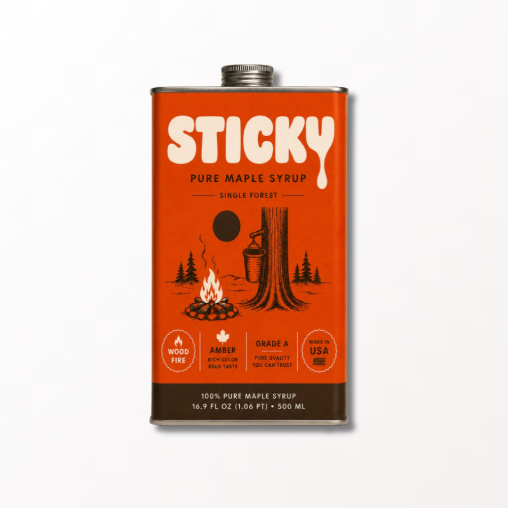 Sticky - Sticky Amber Maple Syrup: 8oz