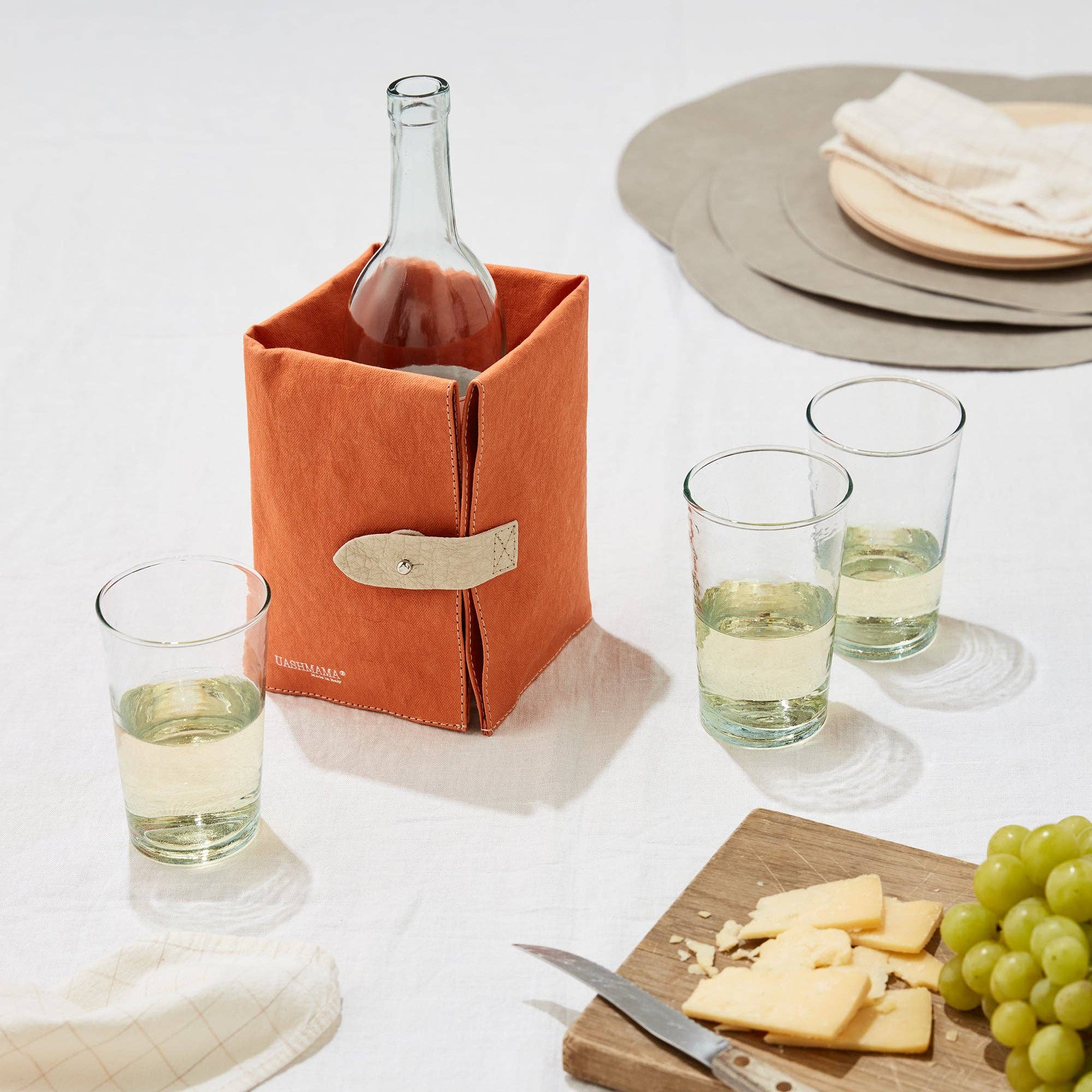 Uashmama - ICE-CUBE BEVERAGE CHILLER: Silver