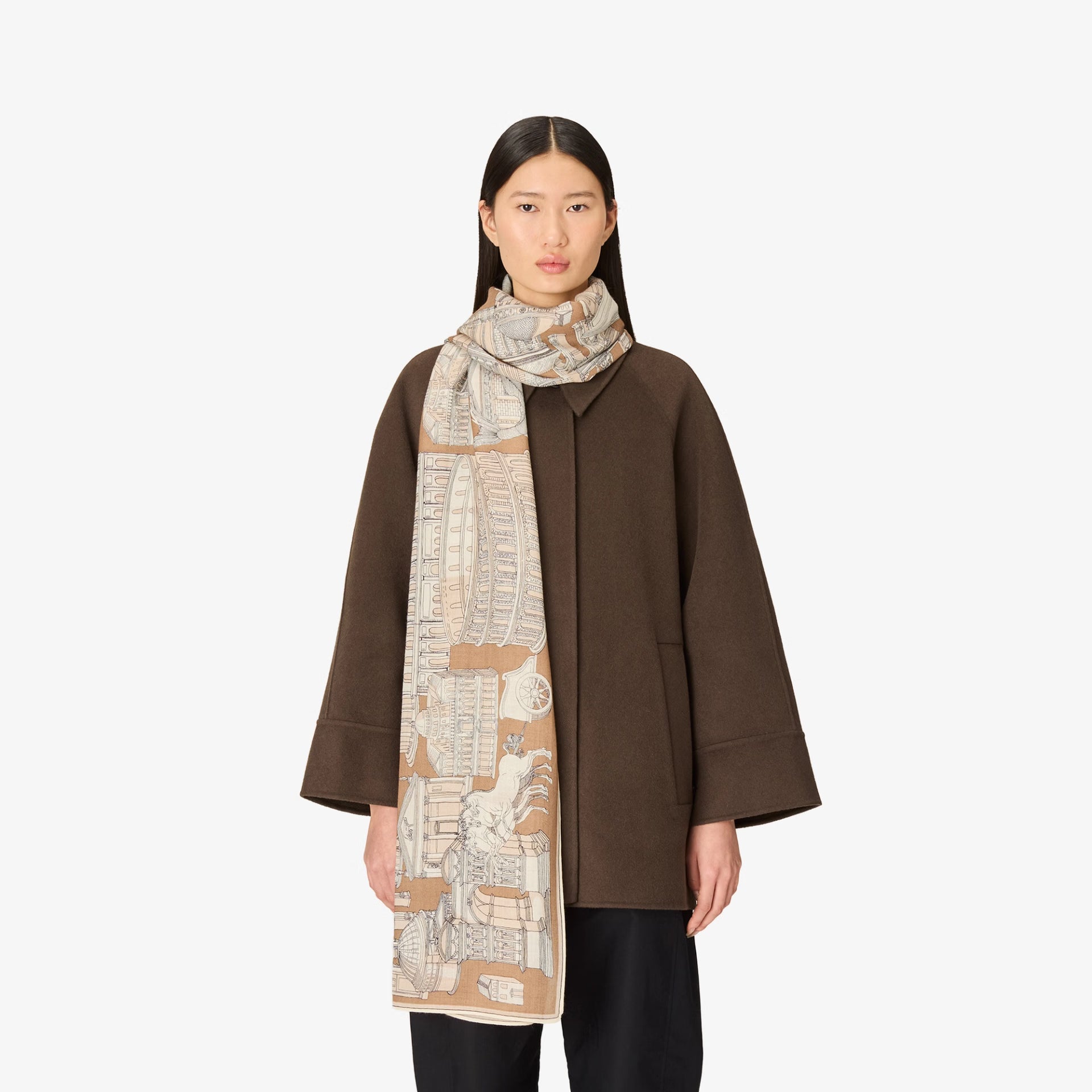 Scarf 55 - Roma - Beige