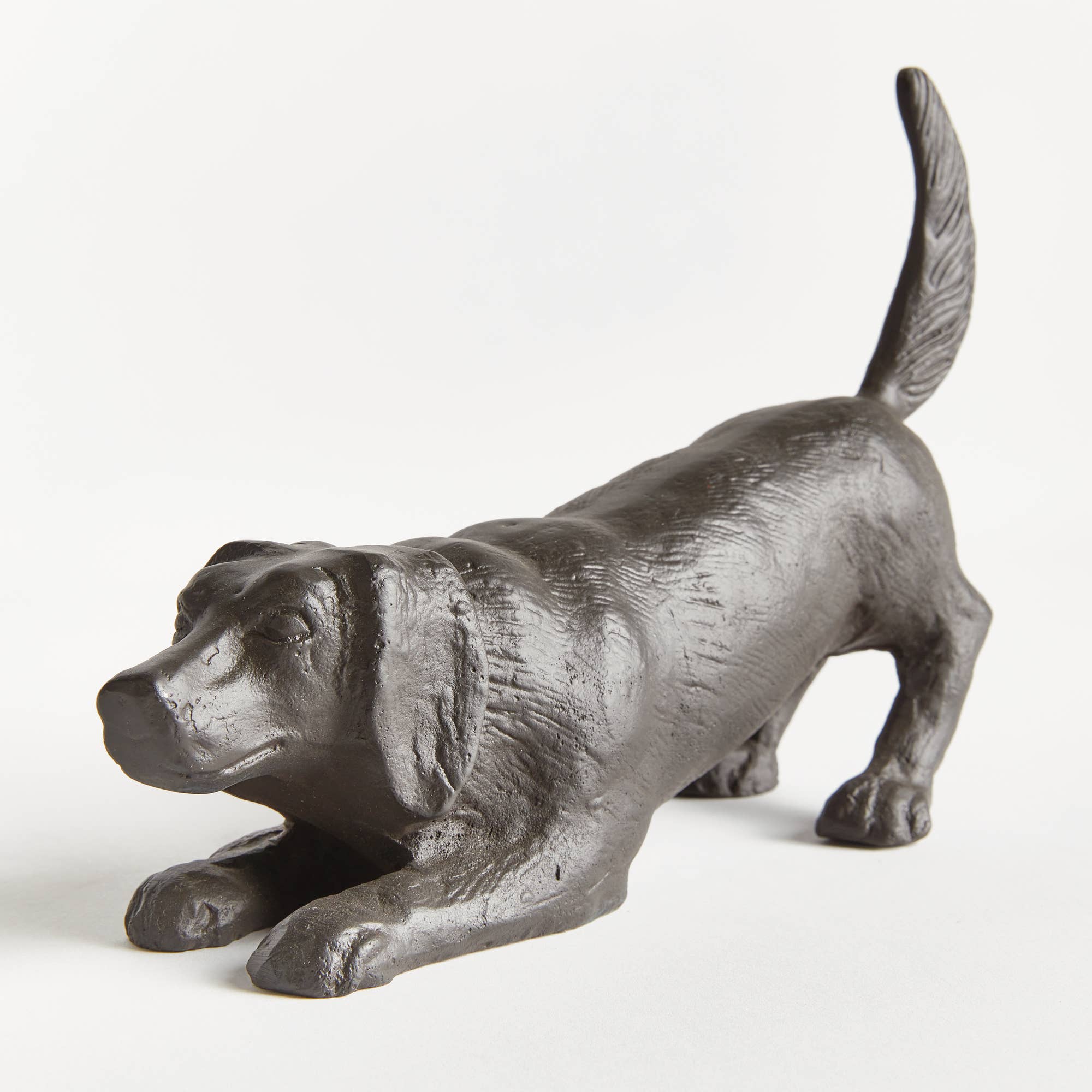 Napa Home & Garden - Playful Dog Sculpture, Black
