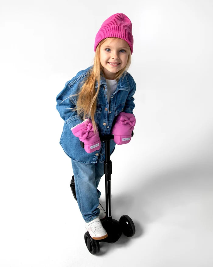 Kids Warm Muffs - Neon Pink