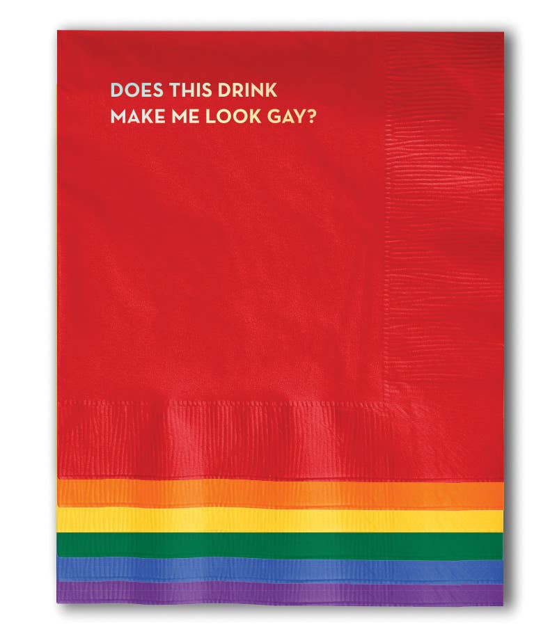 Sapling Press - #718: Look Gay Pride Napkins