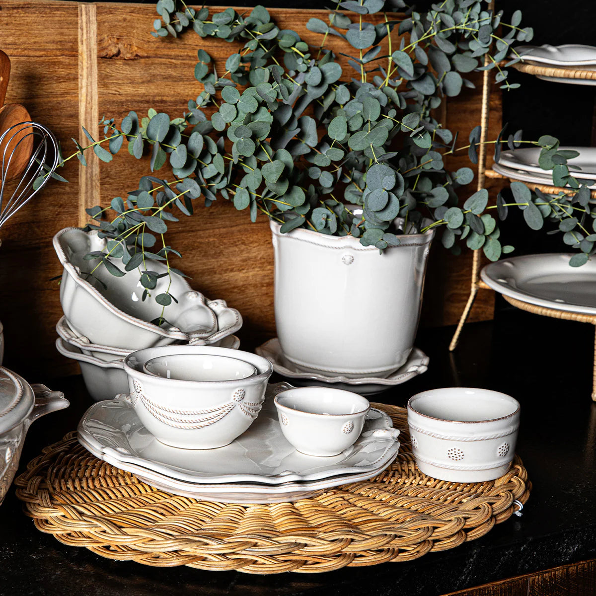 Berry & Thread Ramekin Set/2 - Whitewash