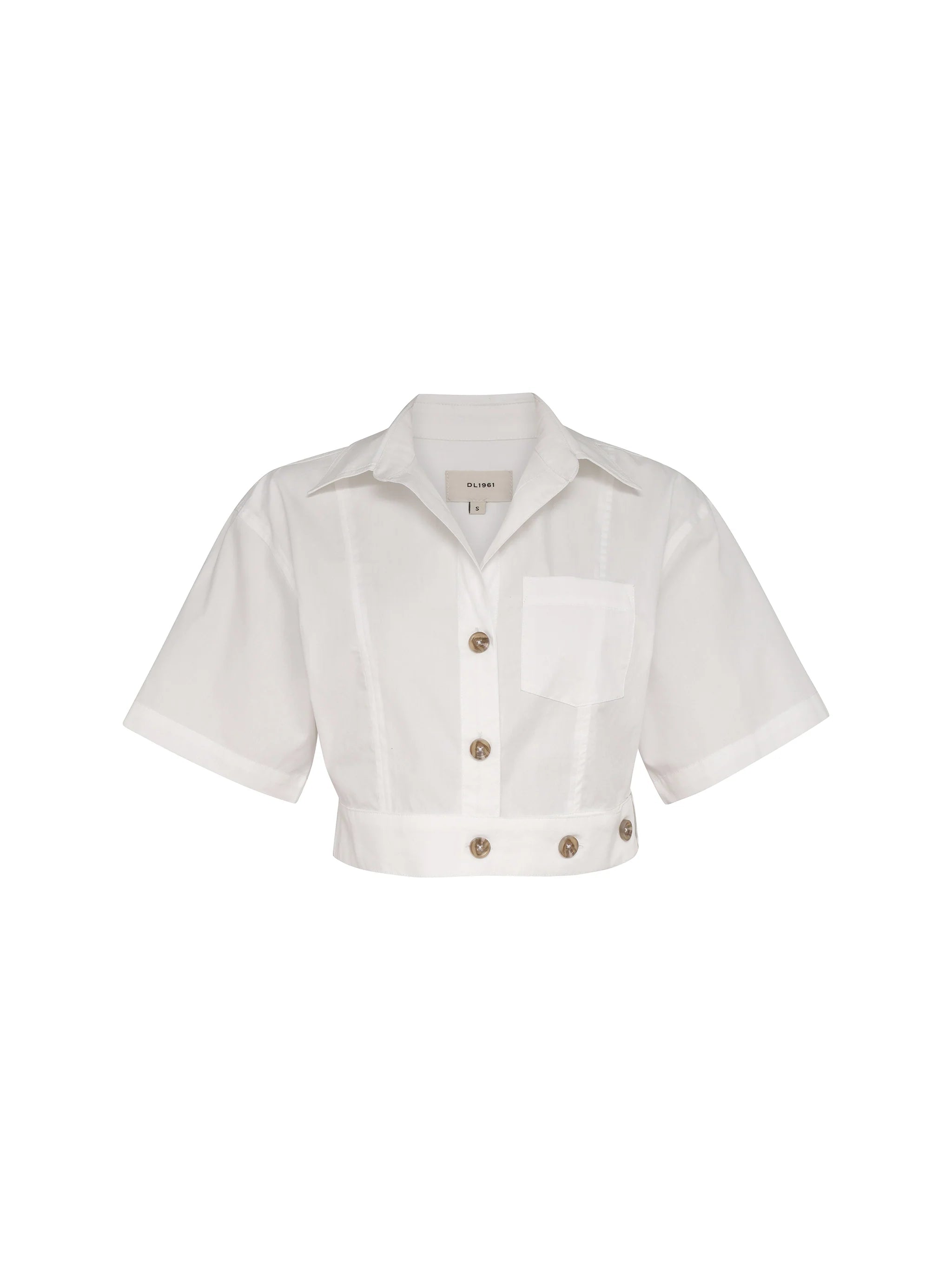 Myla Top - White Poplin