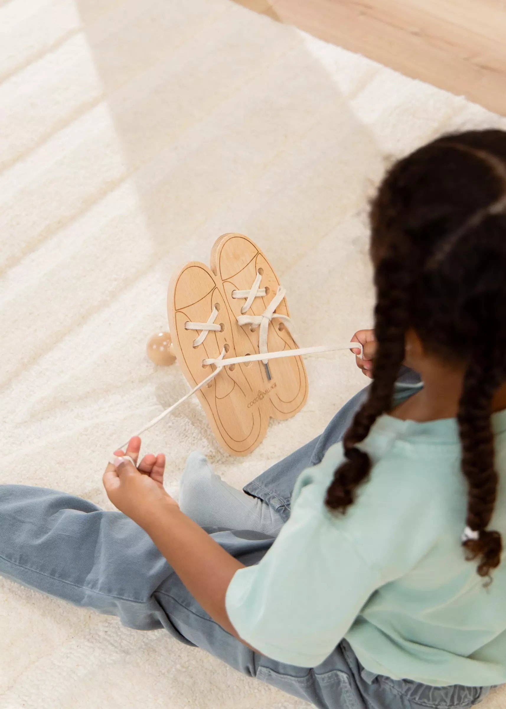 Wooden Lacing Game