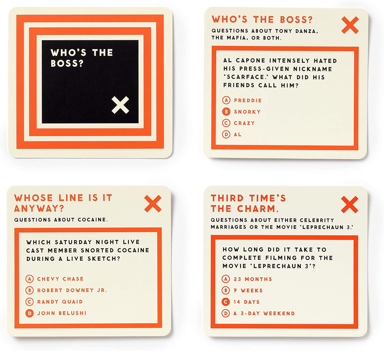 Delightfully Useless Trivia Card Game