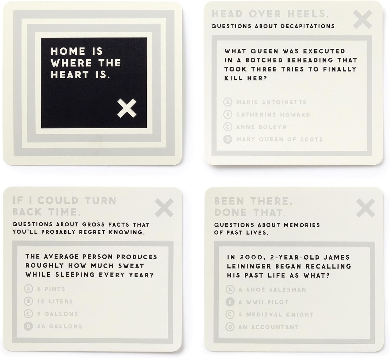 Truly Terrifying Trivia Card Game