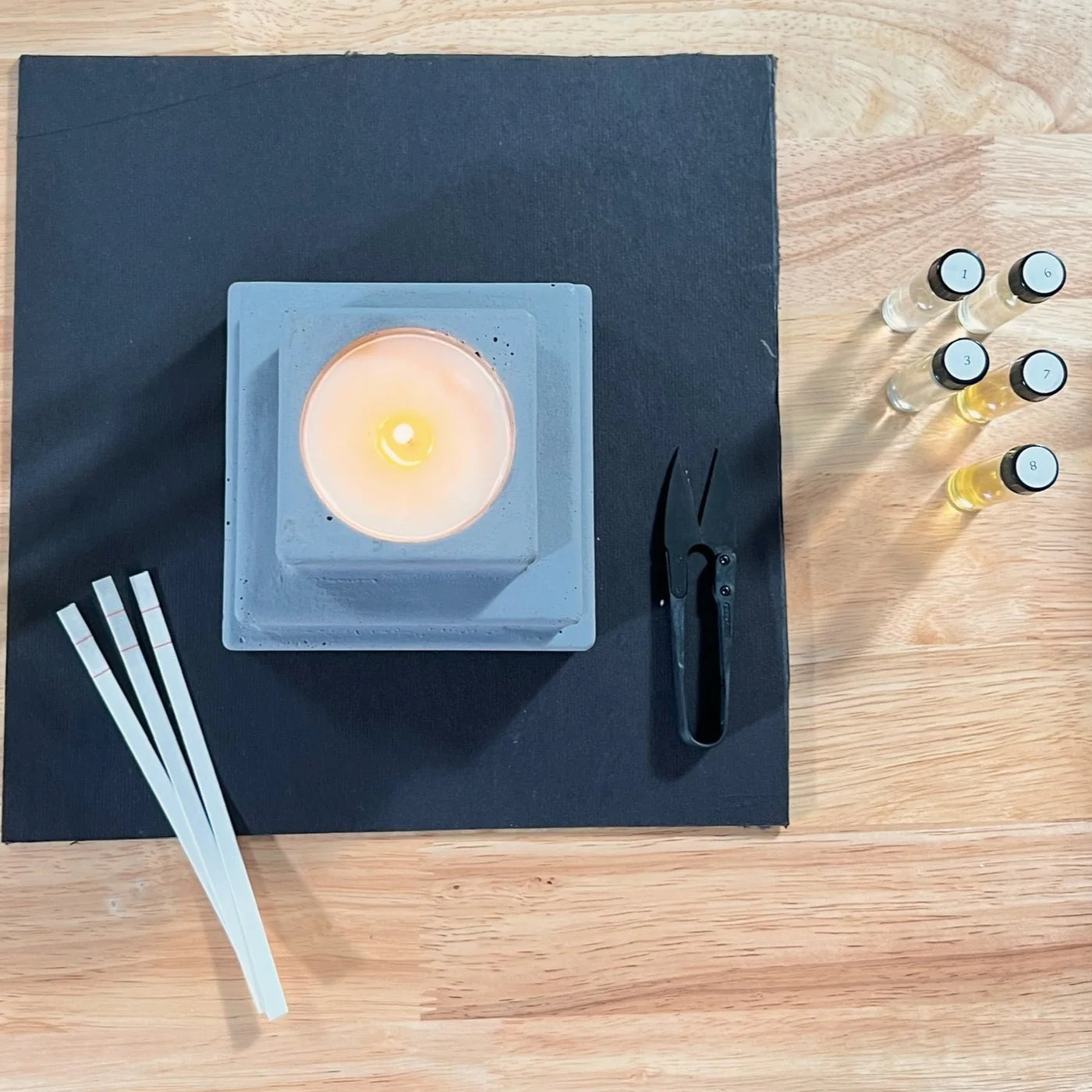 Ziggurat DIY Candle Kit - White