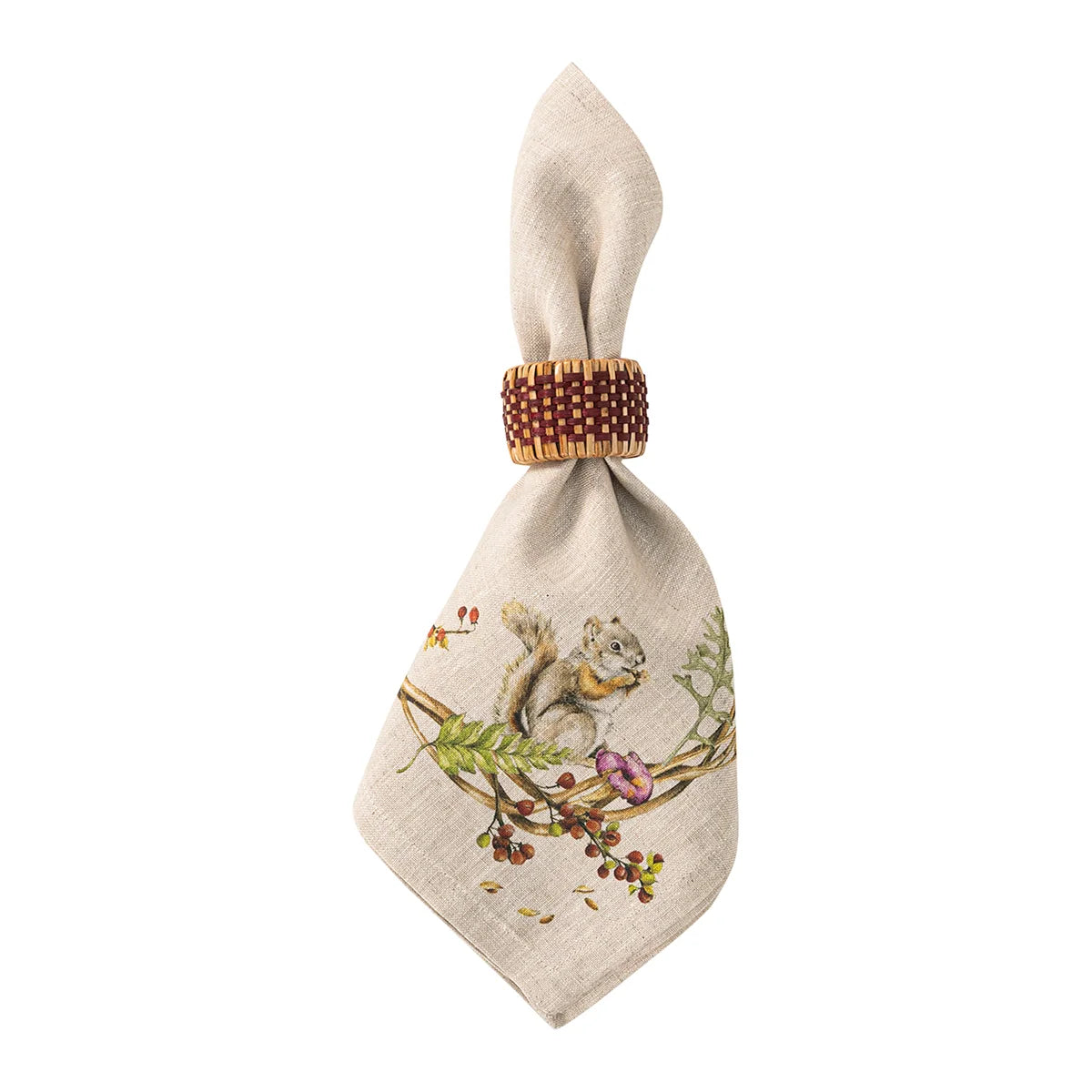 Forest Walk Animal Napkin Set of 4