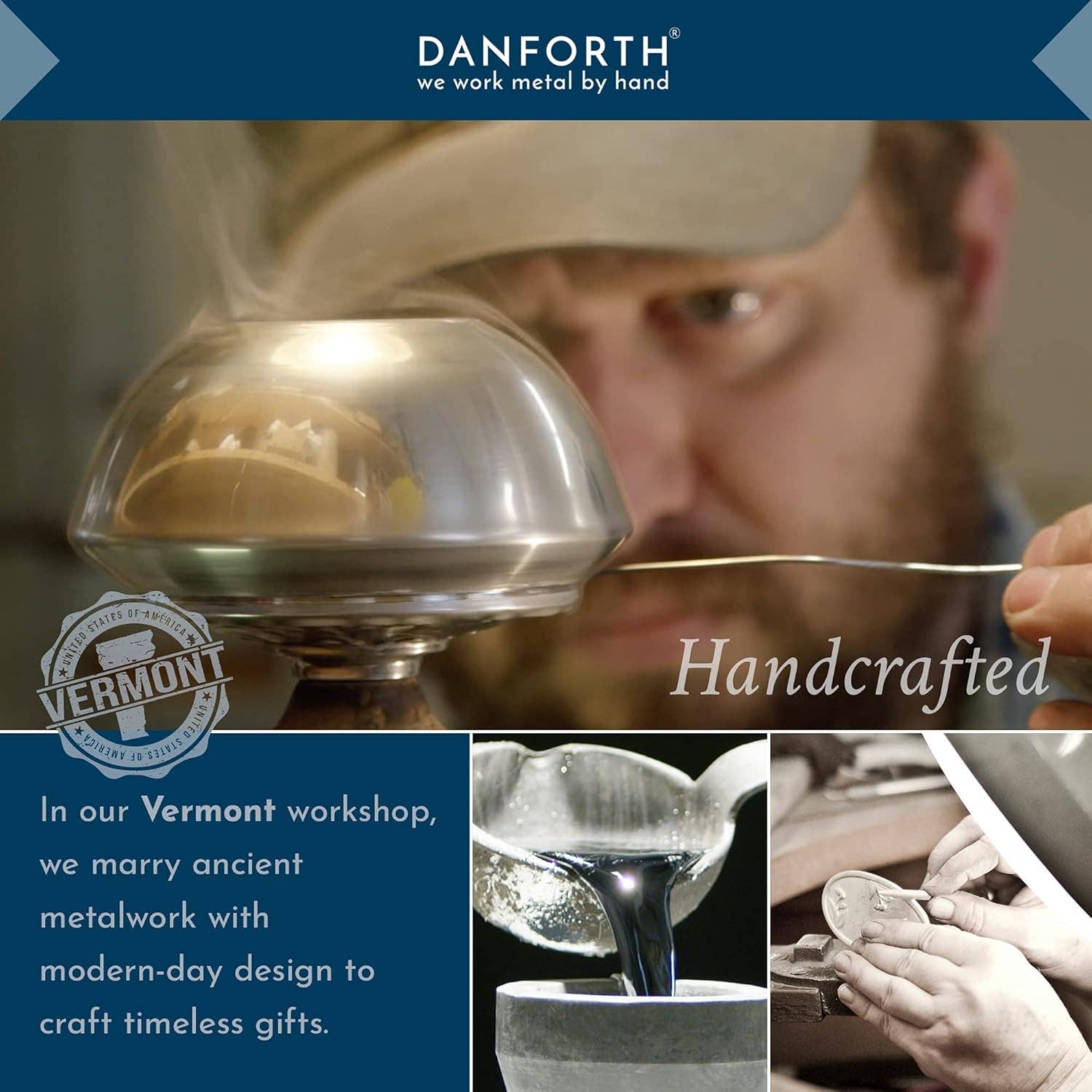 Danforth Pewter | Handcrafted Heirloom Quality Gifts - Clover / Green Cufflinks