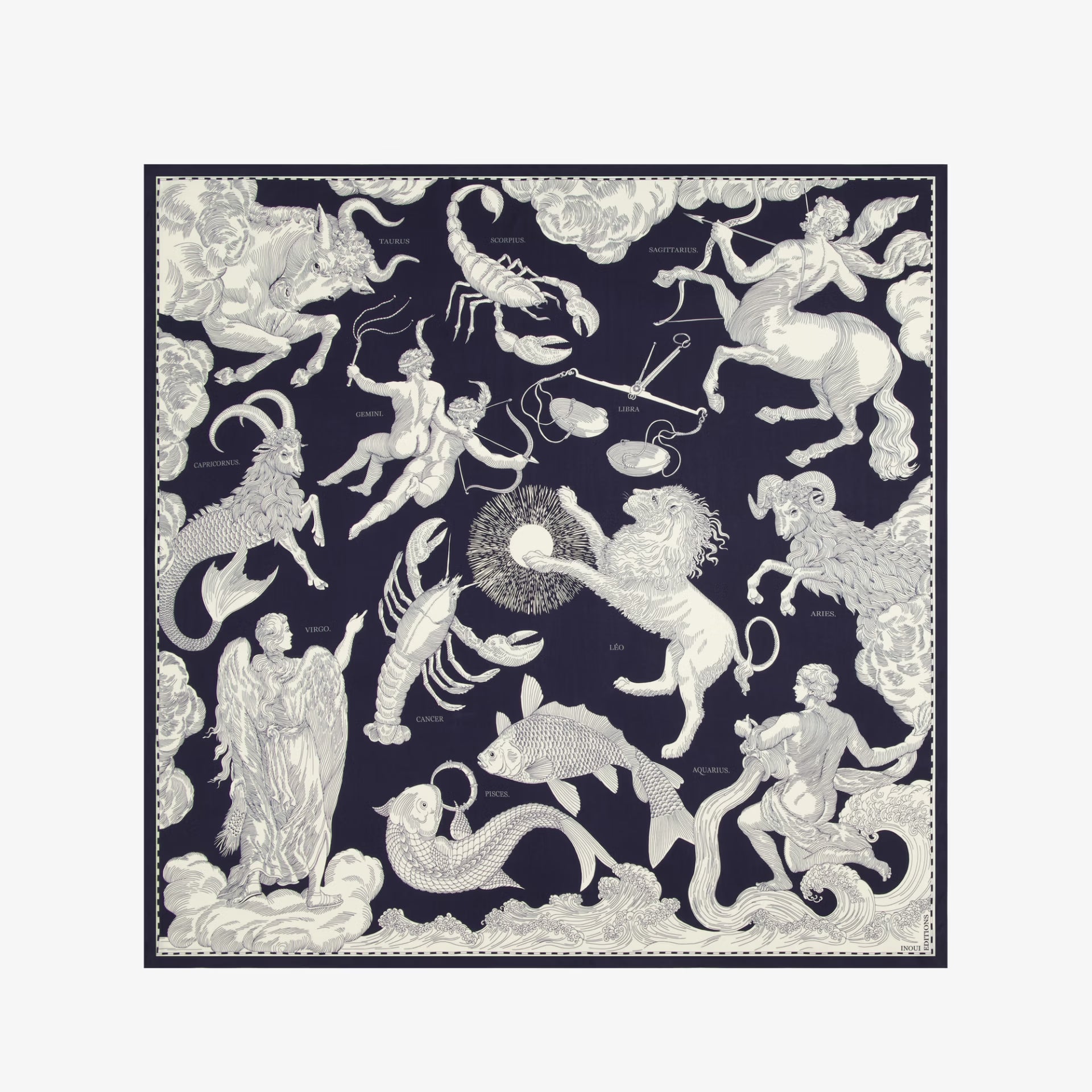 Square 100 - Astrologie - Navy / Khaki