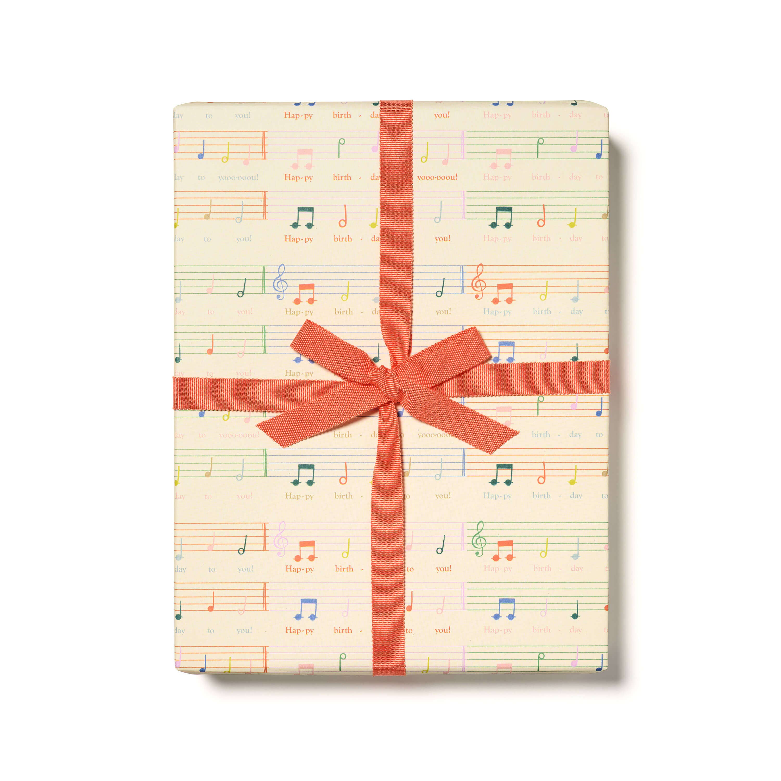 Wrapping Paper 3 Sheet Roll - Birthday Song