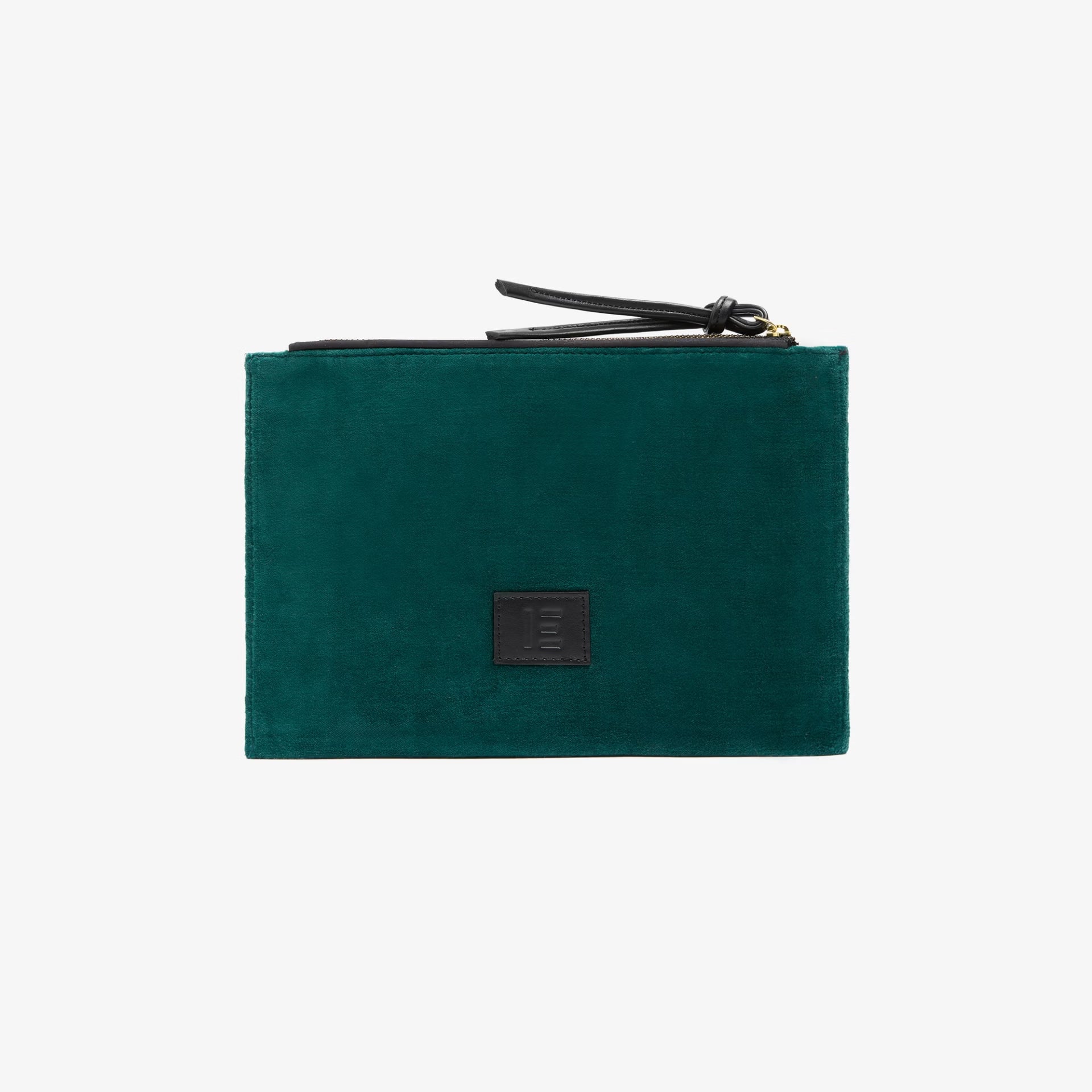 Embroidered Pouch - Le Couturier - Emerald