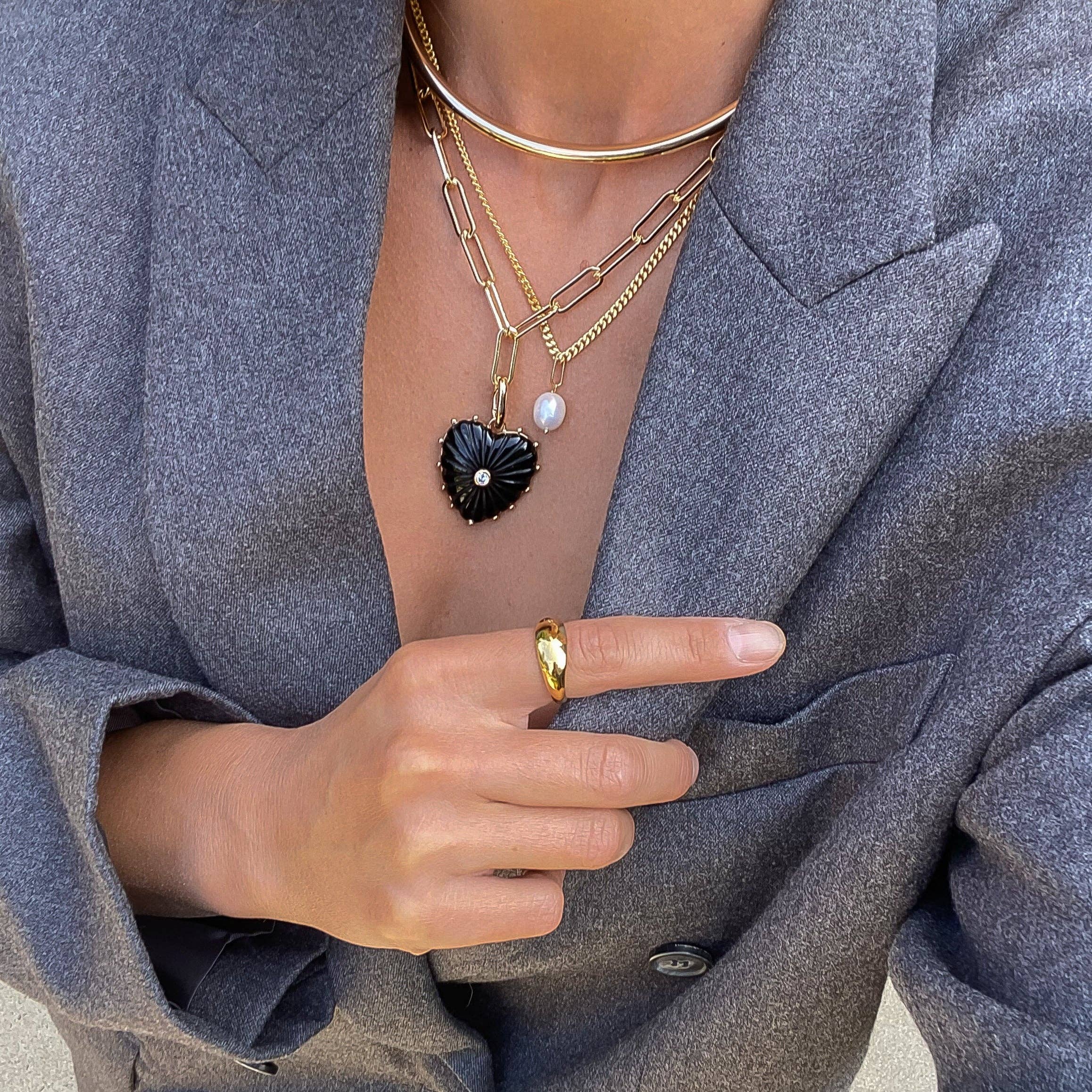 Malene Clip Charm - Onyx