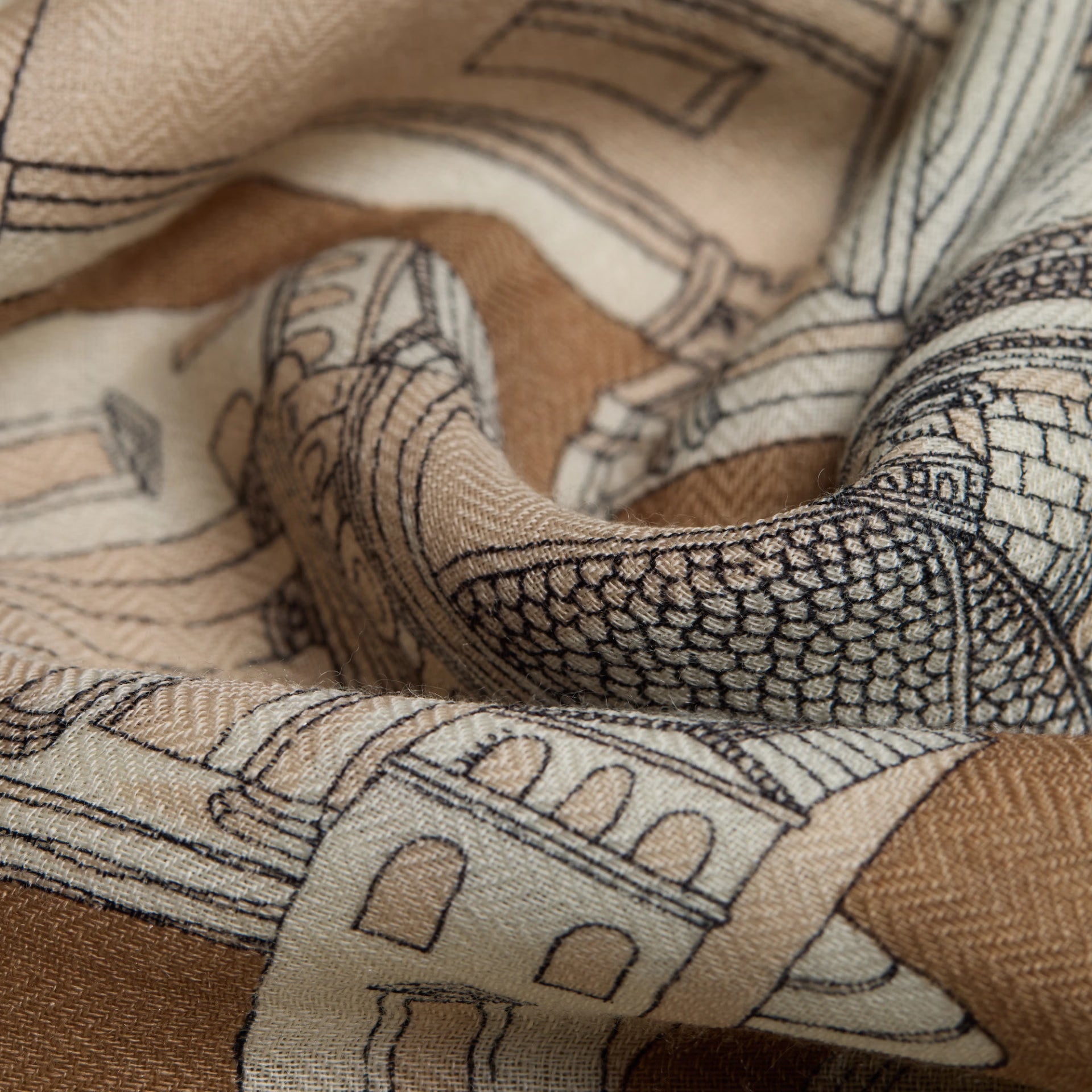 Scarf 55 - Roma - Beige