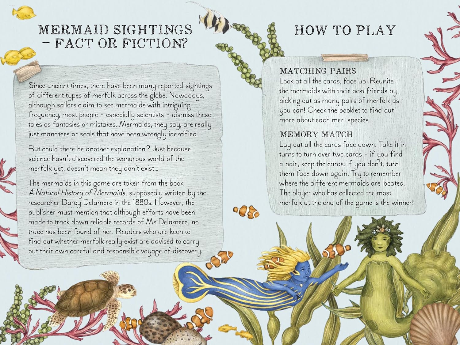 Match the Mermaids a Memory Game
