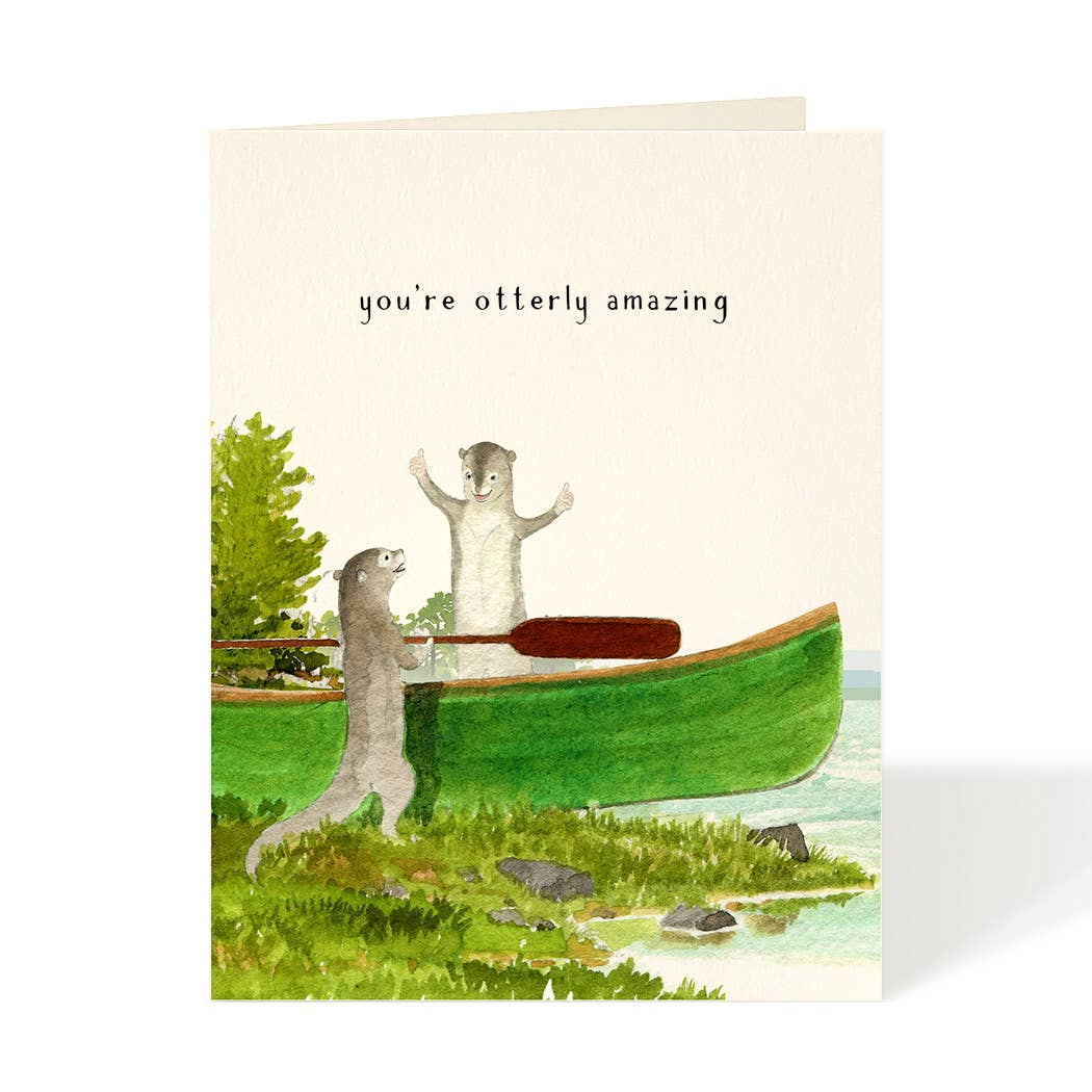 Felix Doolittle - Otter Friends - Love & Friendship Card