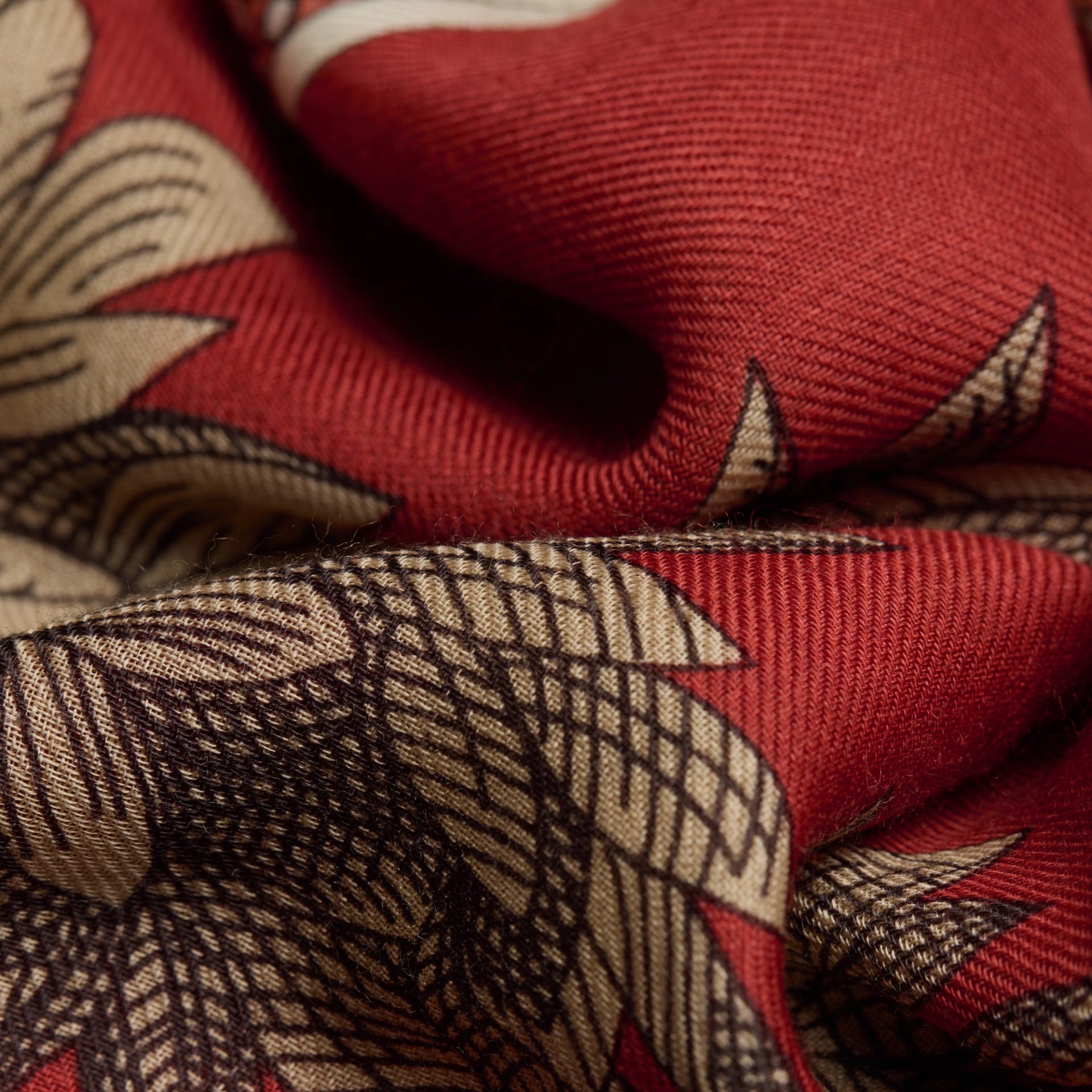 1889 Scarf - Terracotta