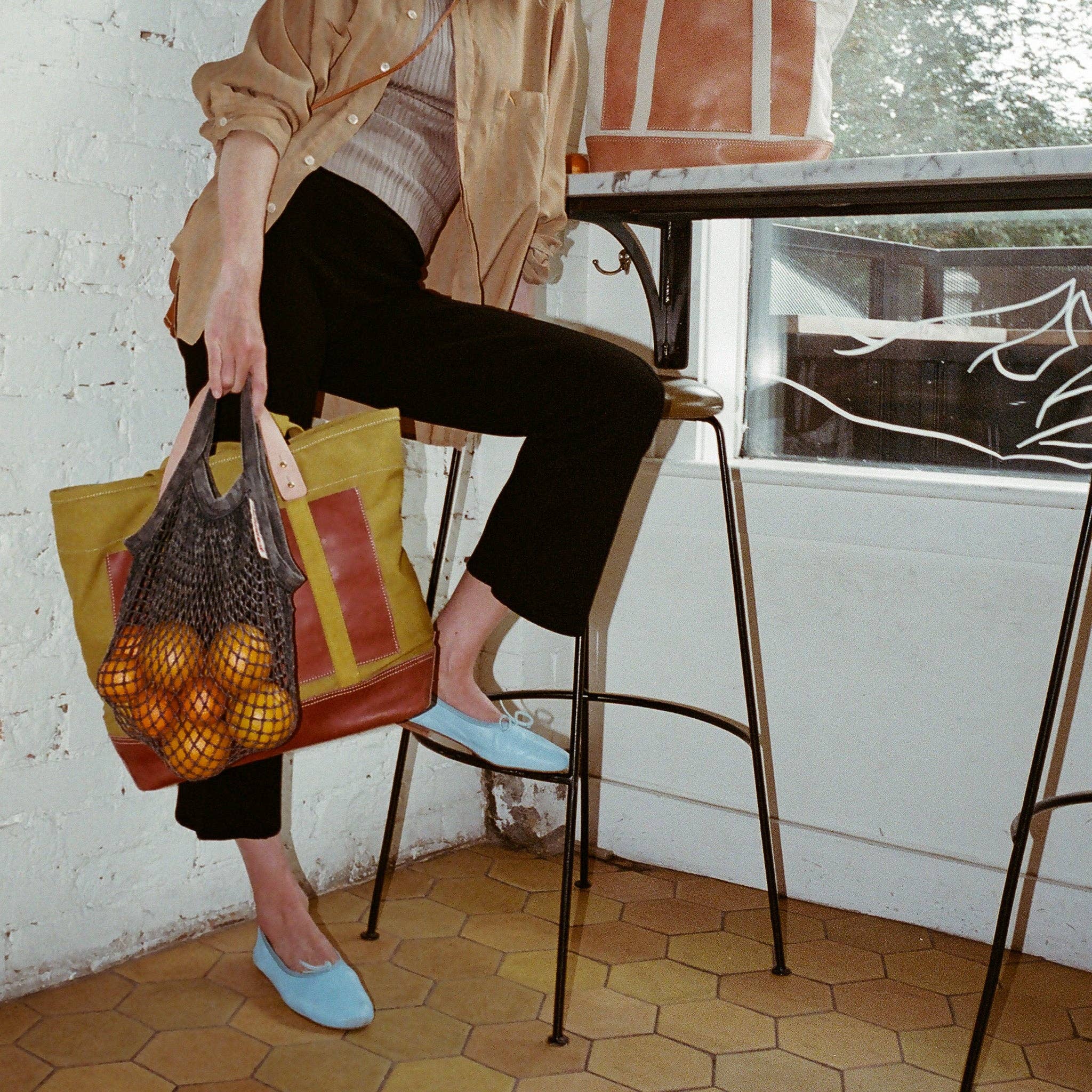 IMMODEST COTTON - Tiny Market Bag | Washed Black