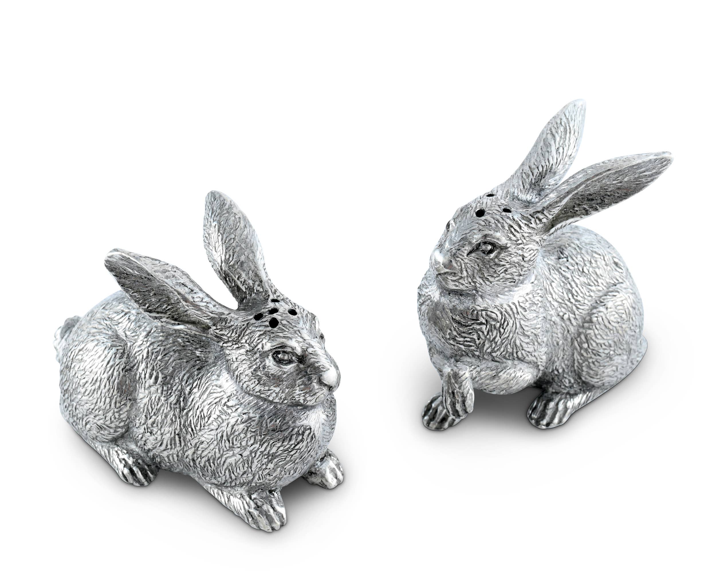 Pewter Salt & Pepper Set - Wild Hare