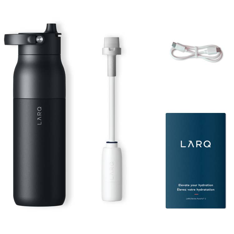 PureVis2 Smart Water Bottle 34oz - Obsidian Black