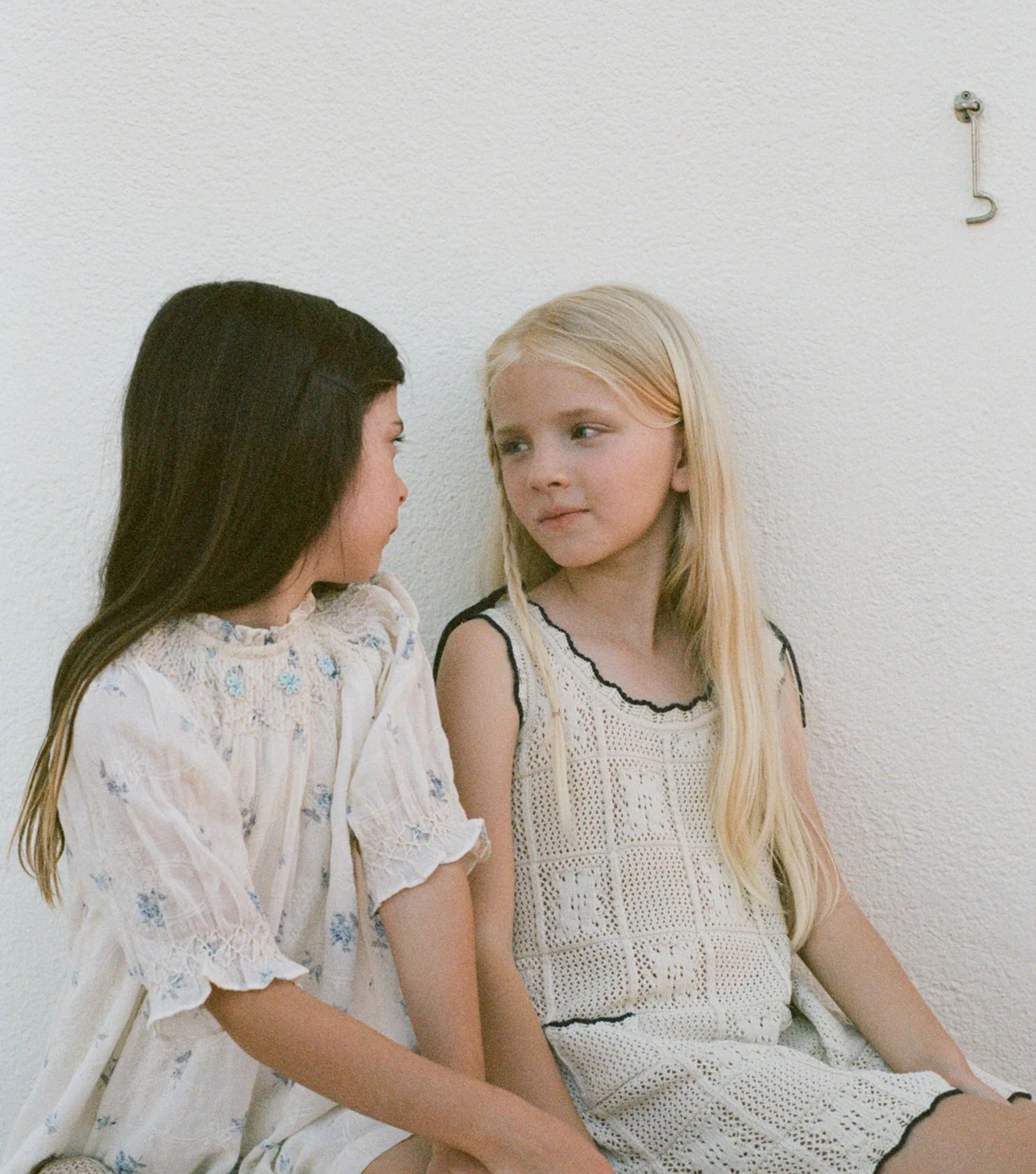 Elina Dress - Natural Lace Knit