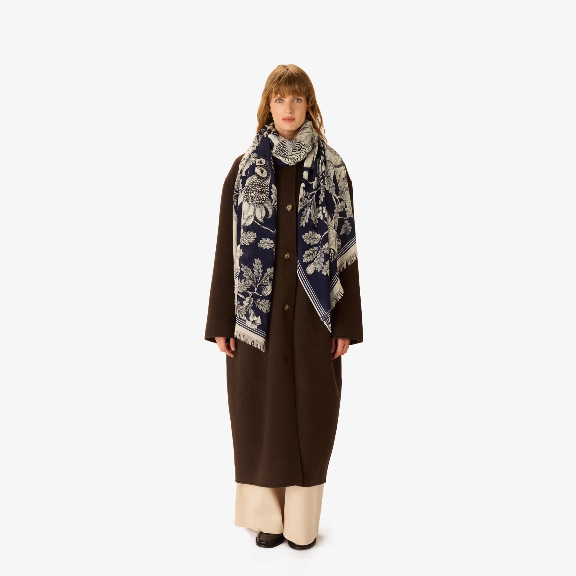 Scarf 100 - Archimede - Navy