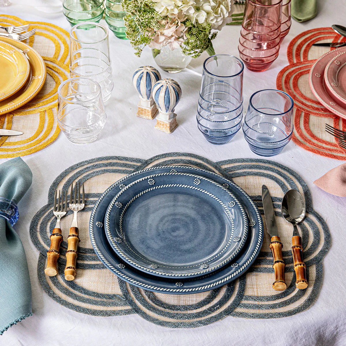 Berry & Thread Melamine Dinner Plate Set/4