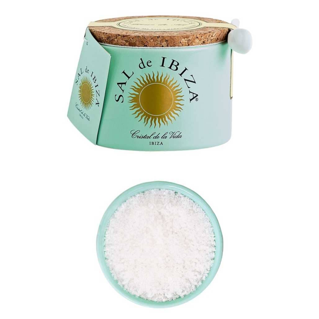 LE GOURMET CENTRAL - Sal de Ibiza Fleur de Sel in Ceramic Jar
