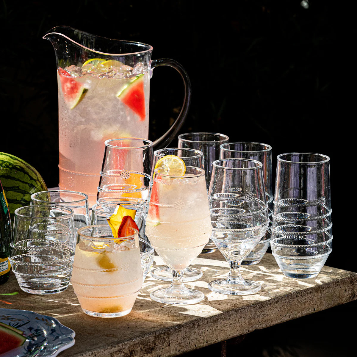 Amalia Acrylic Small Tumbler Set/4