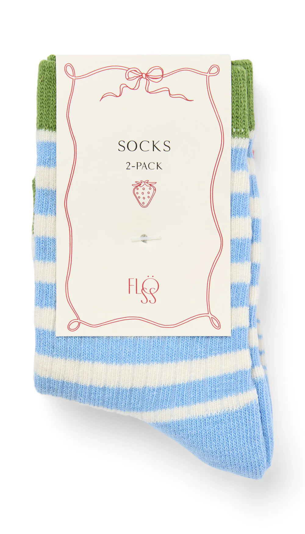 Vilda Socks - Blue Stripe Mix 2 pack