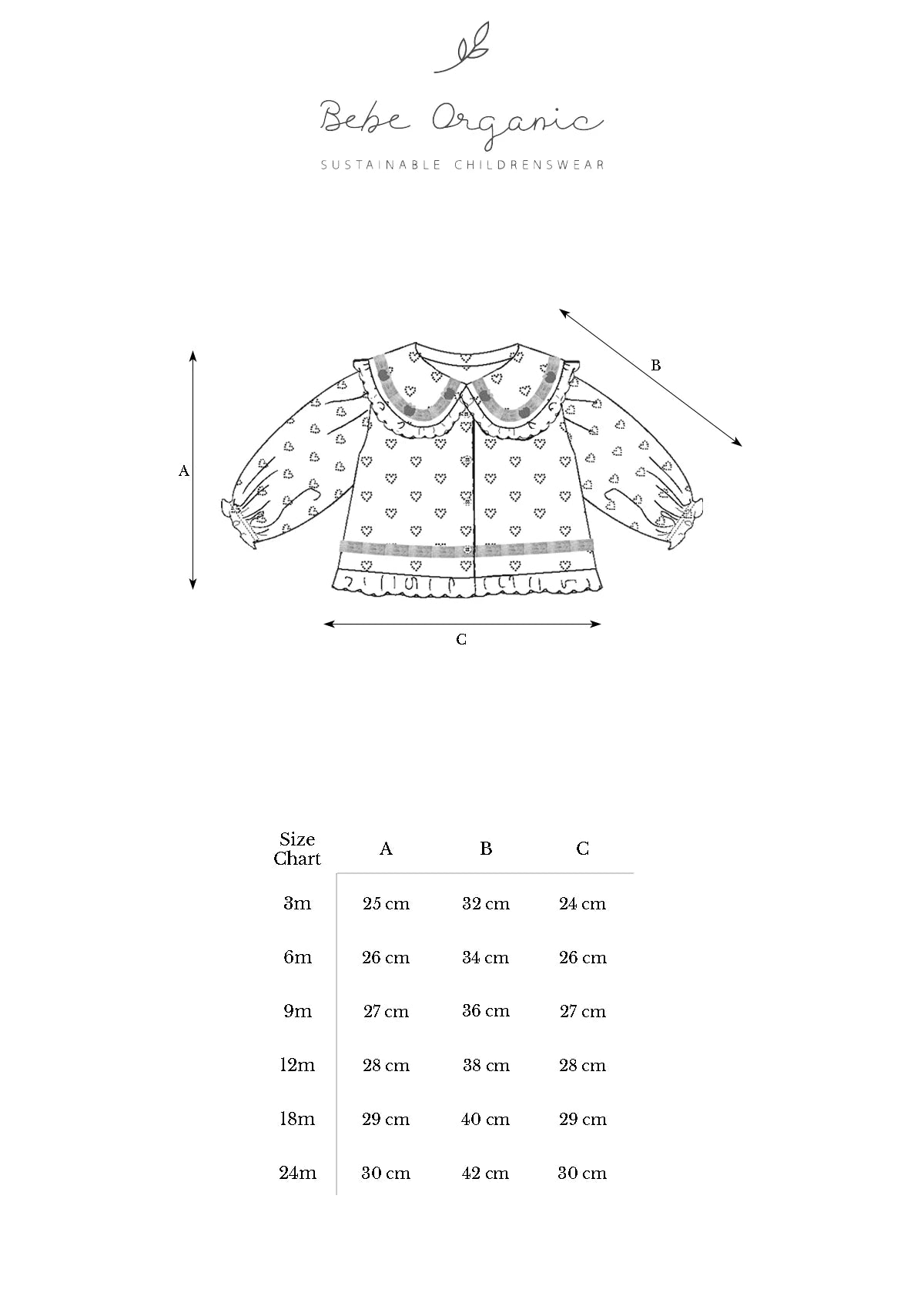Anita Baby Blouse - Heart Lace