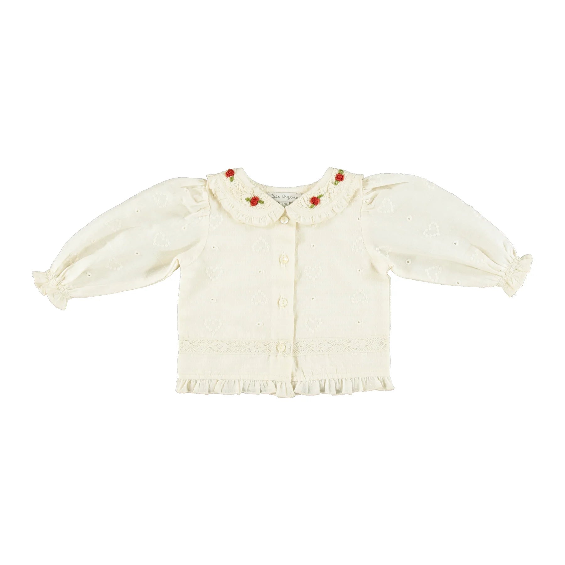 Anita Baby Blouse - Heart Lace