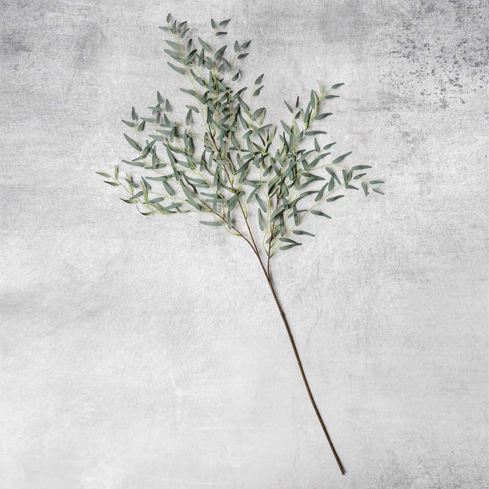 Artificial Willow Branch - Forest Green