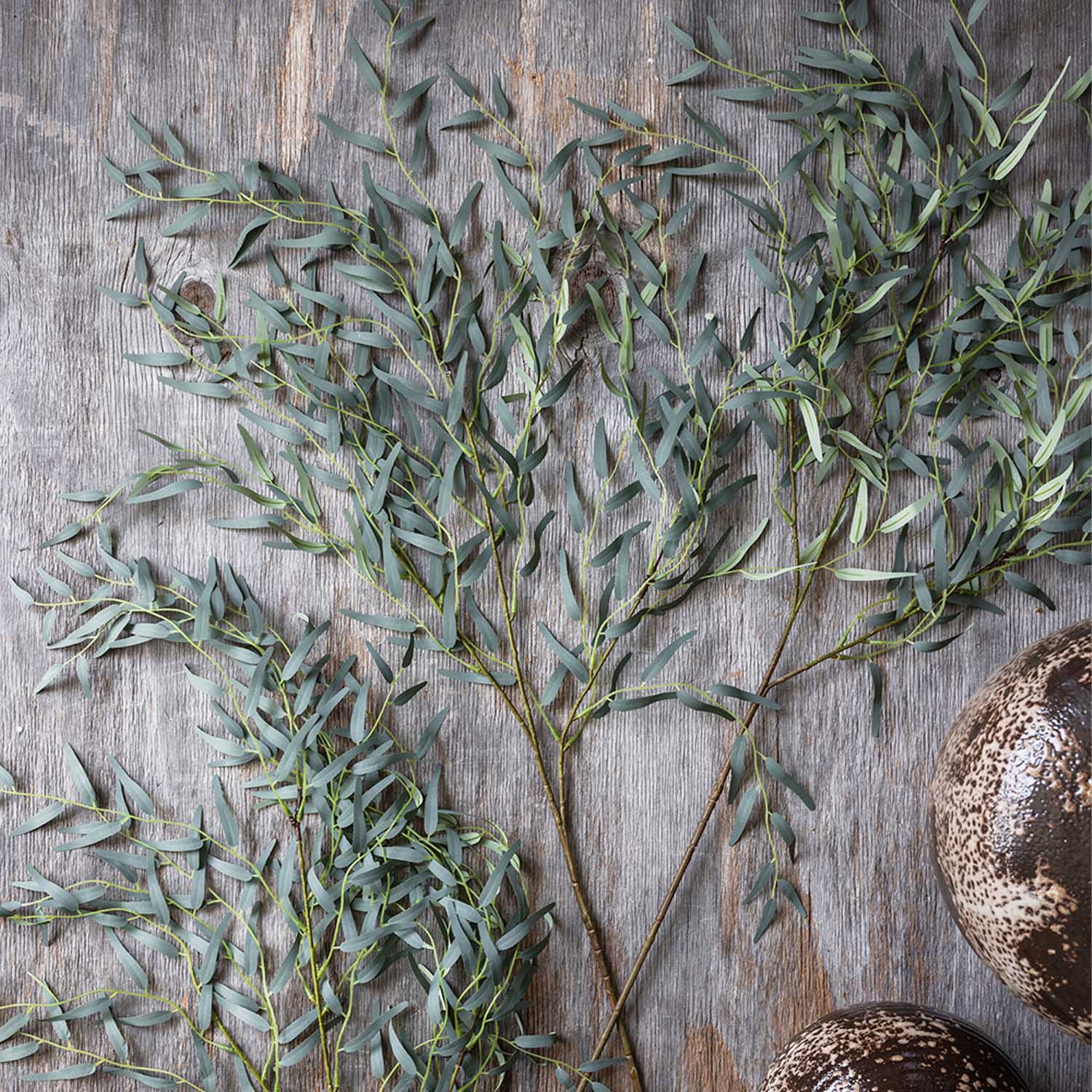 Artificial Willow Branch - Forest Green