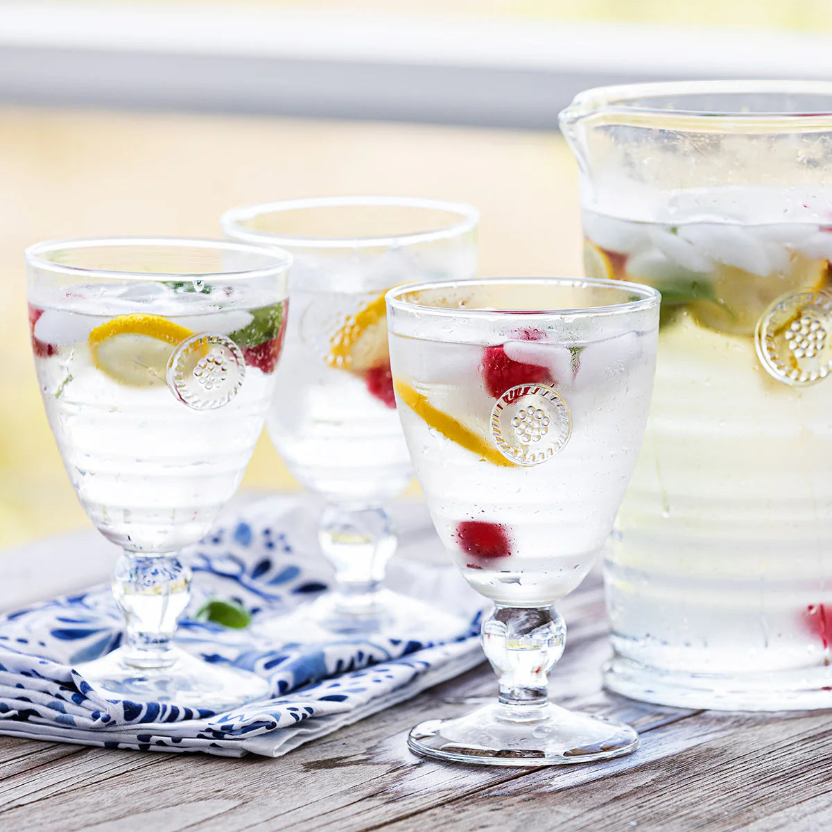 Berry & Thread Goblet Set/4