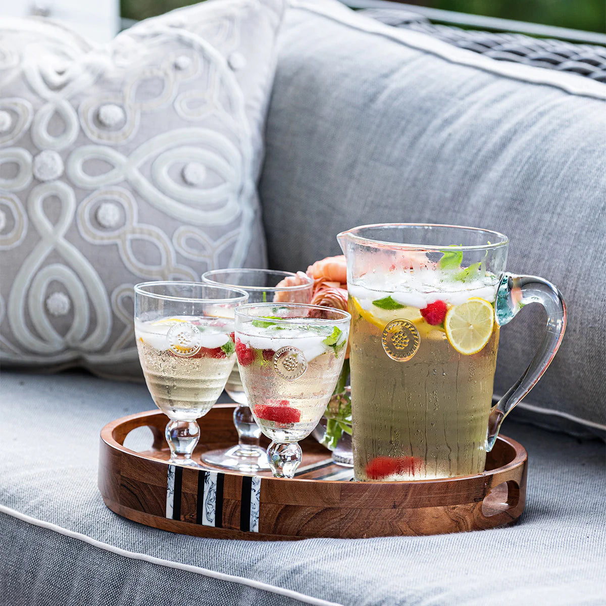 Berry & Thread Goblet Set/4