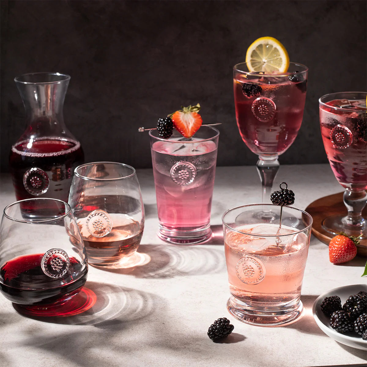 Berry & Thread Double Old Fashioned Set/4