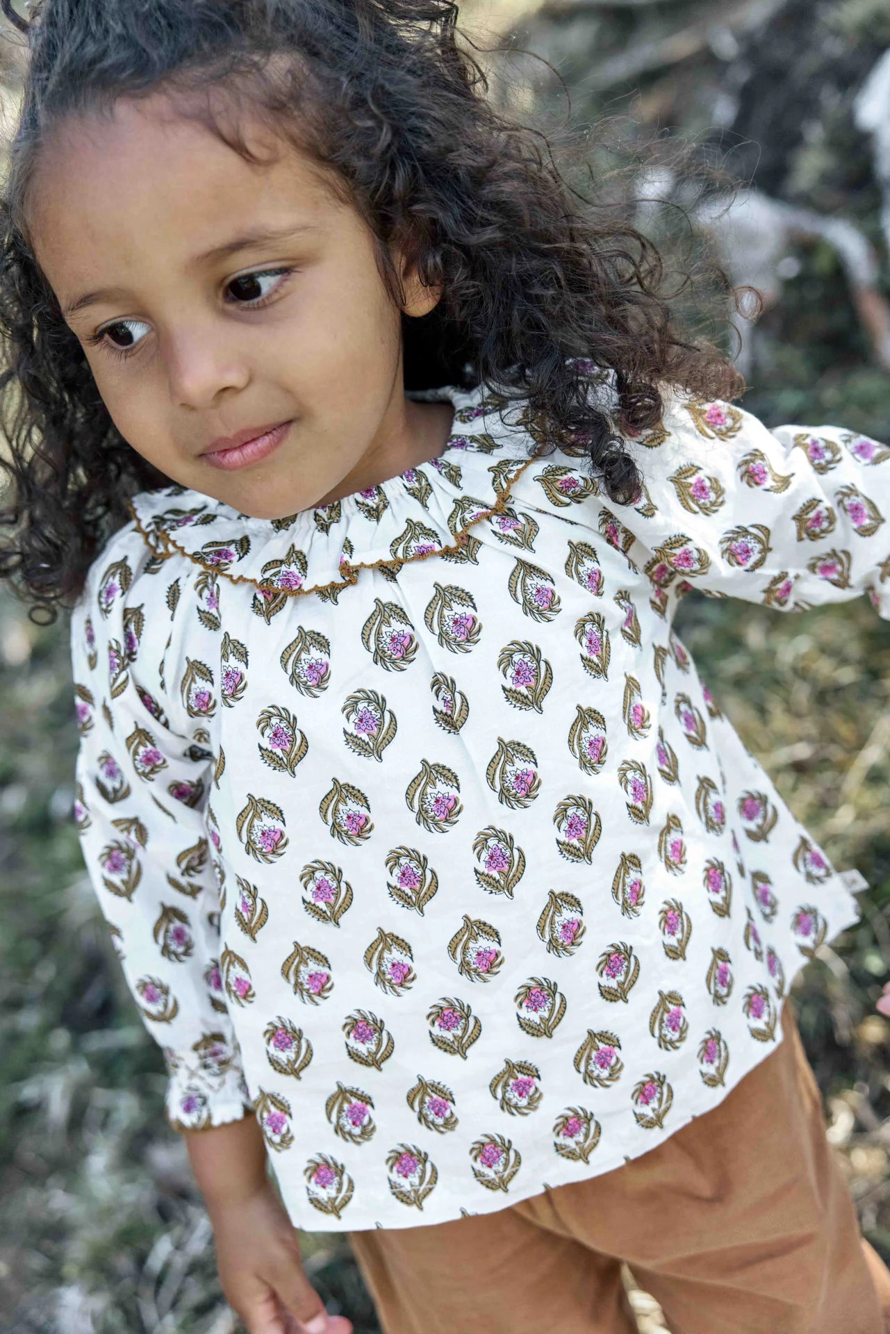 Solar Blockprint Blouse