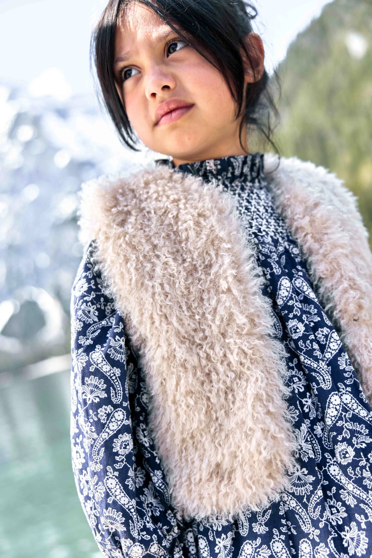 Maya Reversible Sherpa Vest