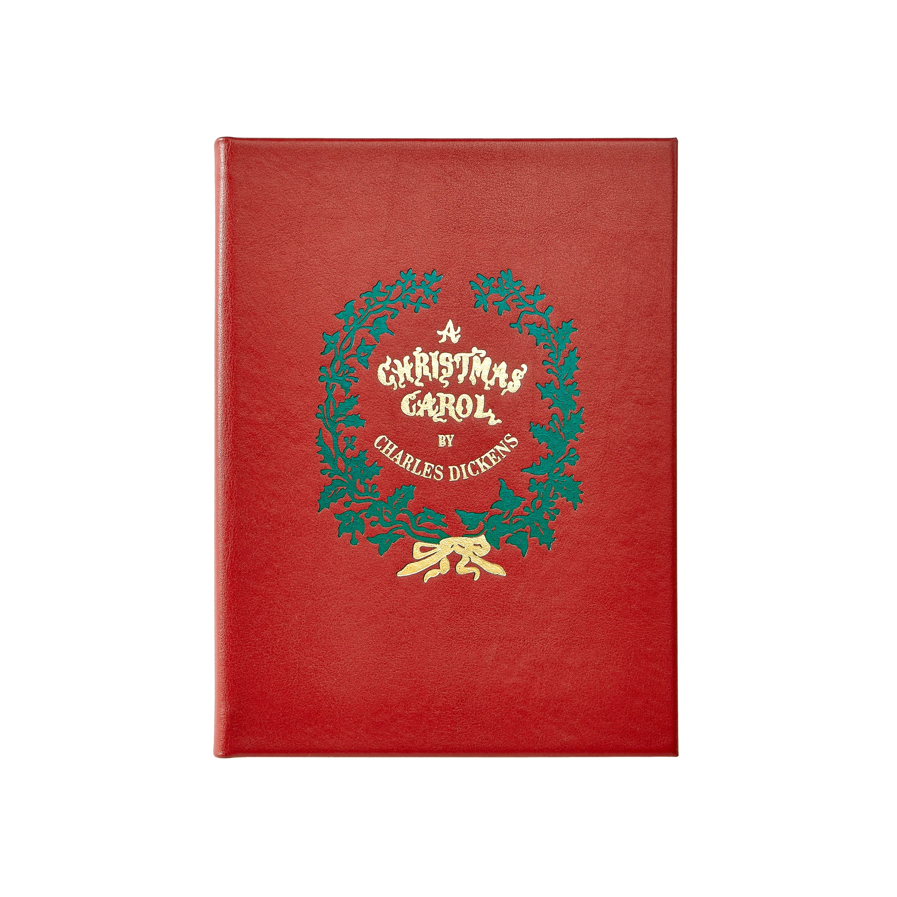 A Christmas Carol - Red Bonded Leather