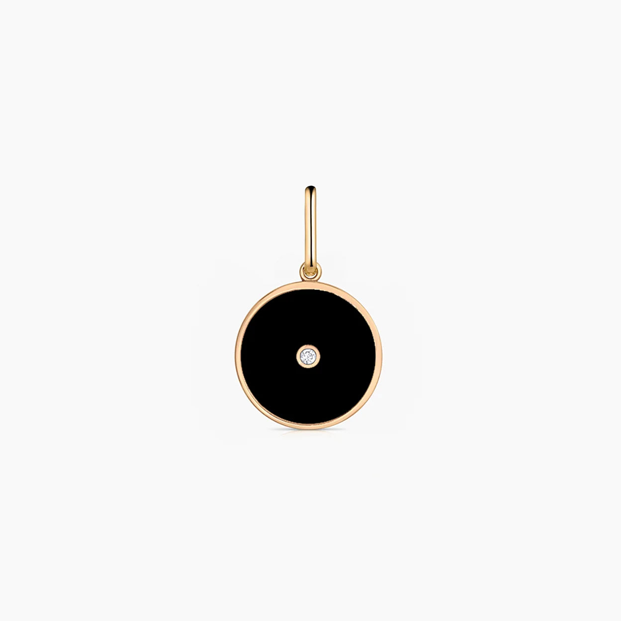 Balia Black Enamel Necklace