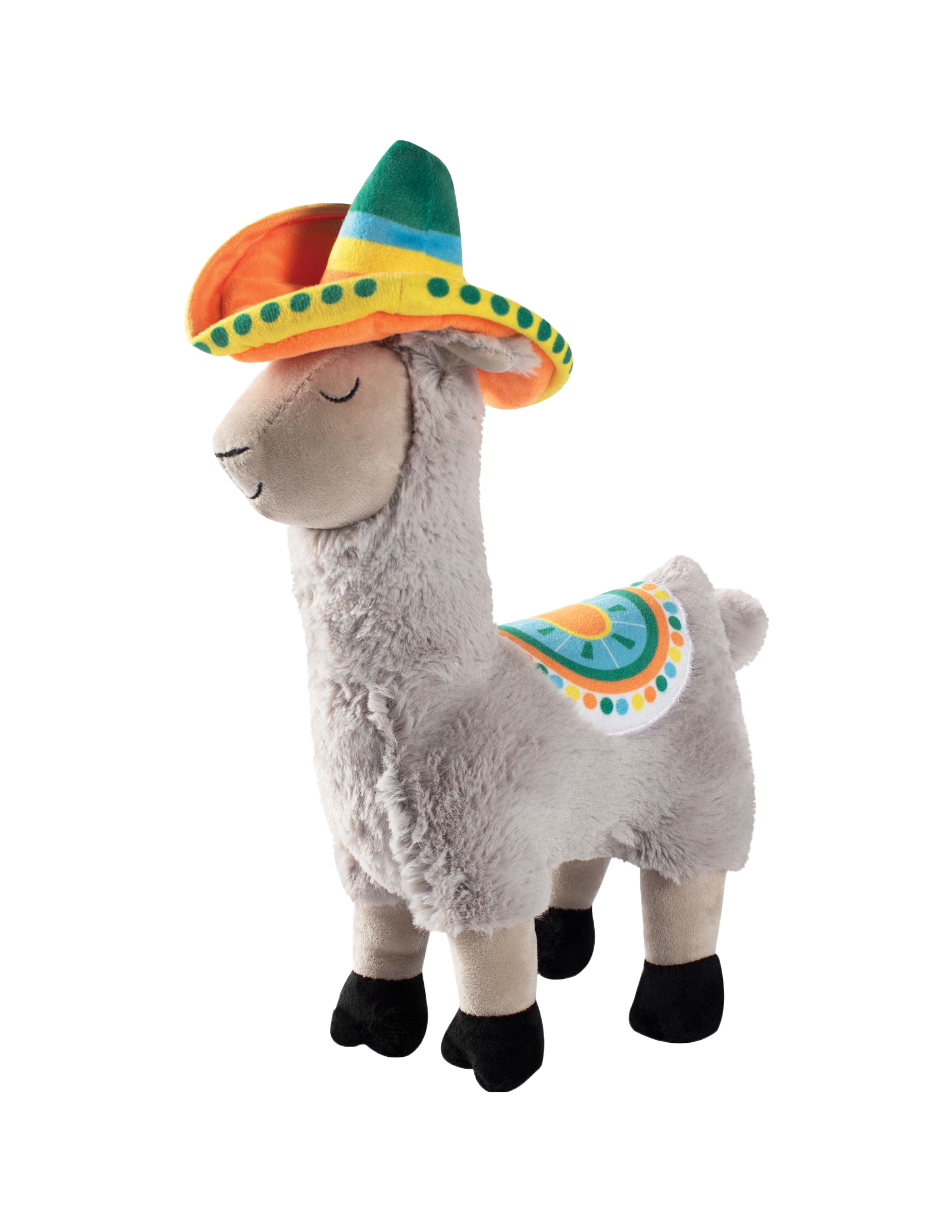 Llama Party Time Plush Dog Toy
