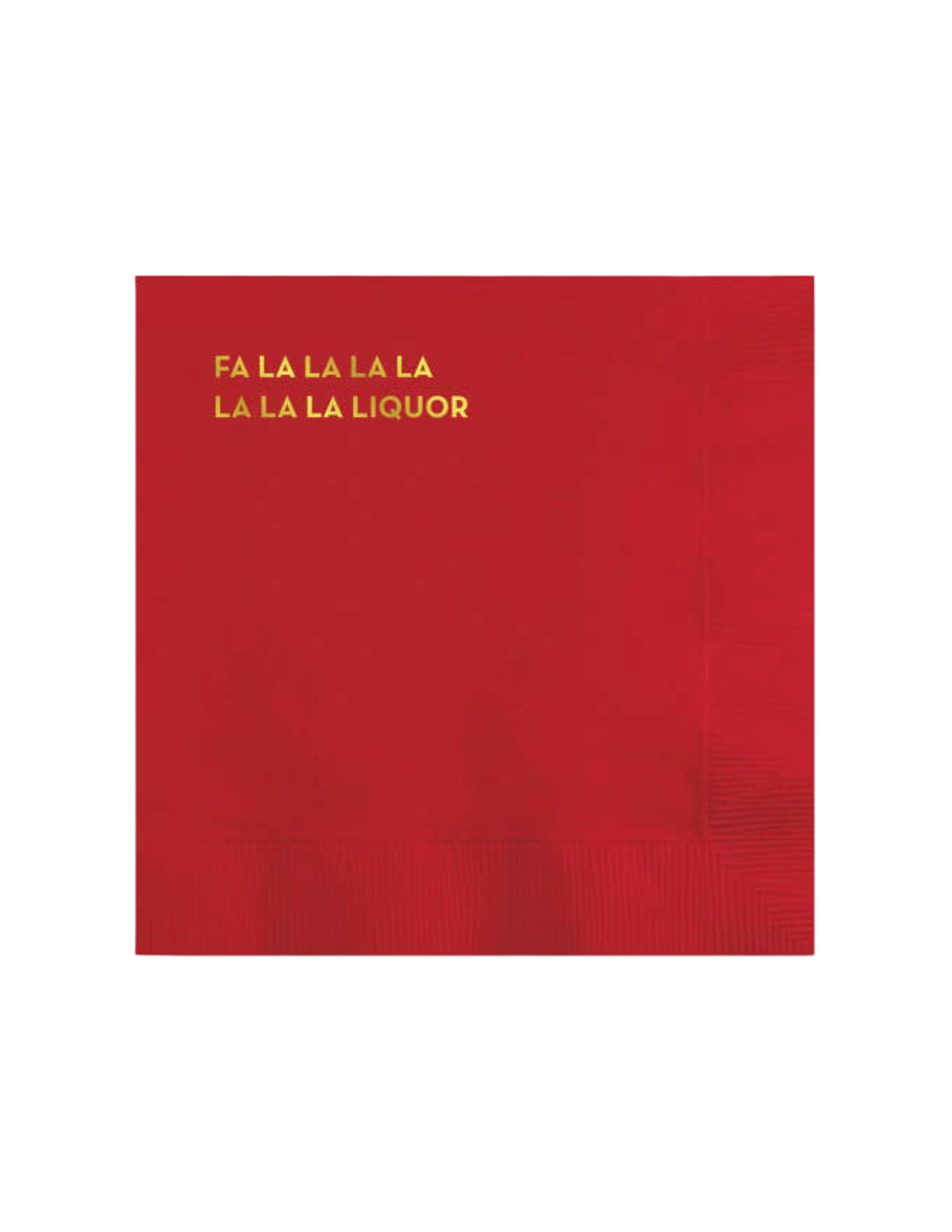 Fa La La Liquor Napkins