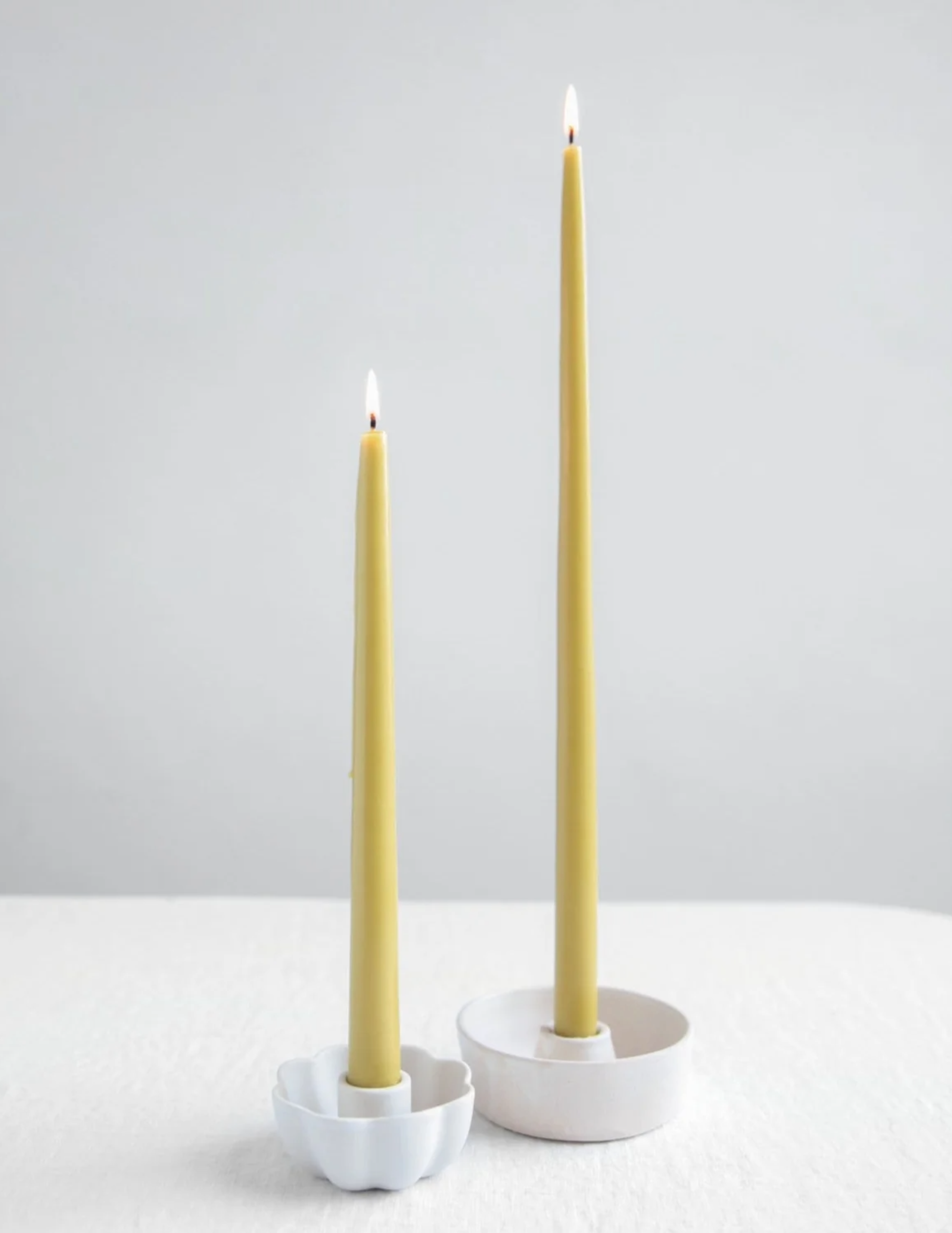 Dipped Taper Candles - Citrine