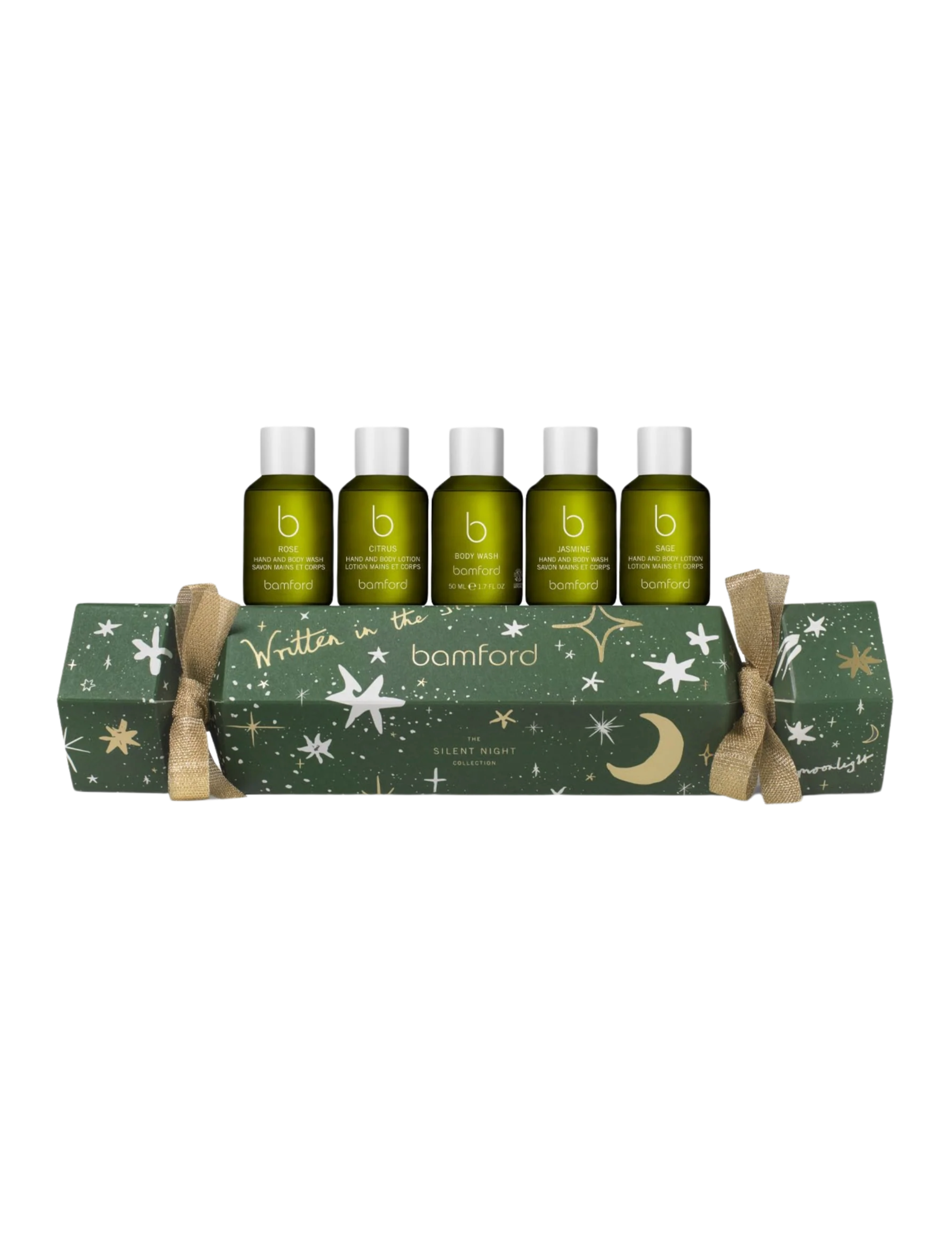 Green Christmas Body Wash Cracker