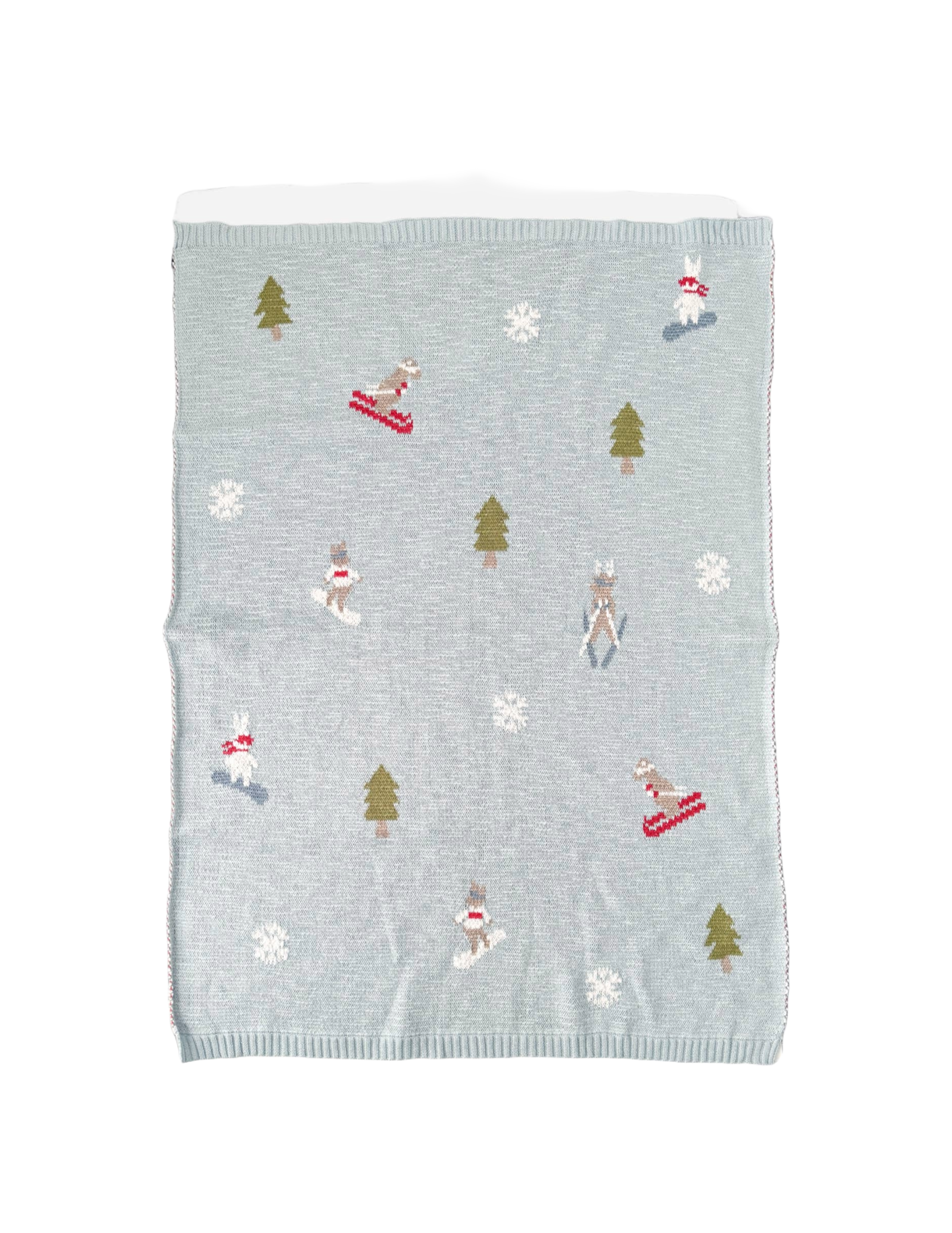 Cotton Kid's "Ski" Blanket