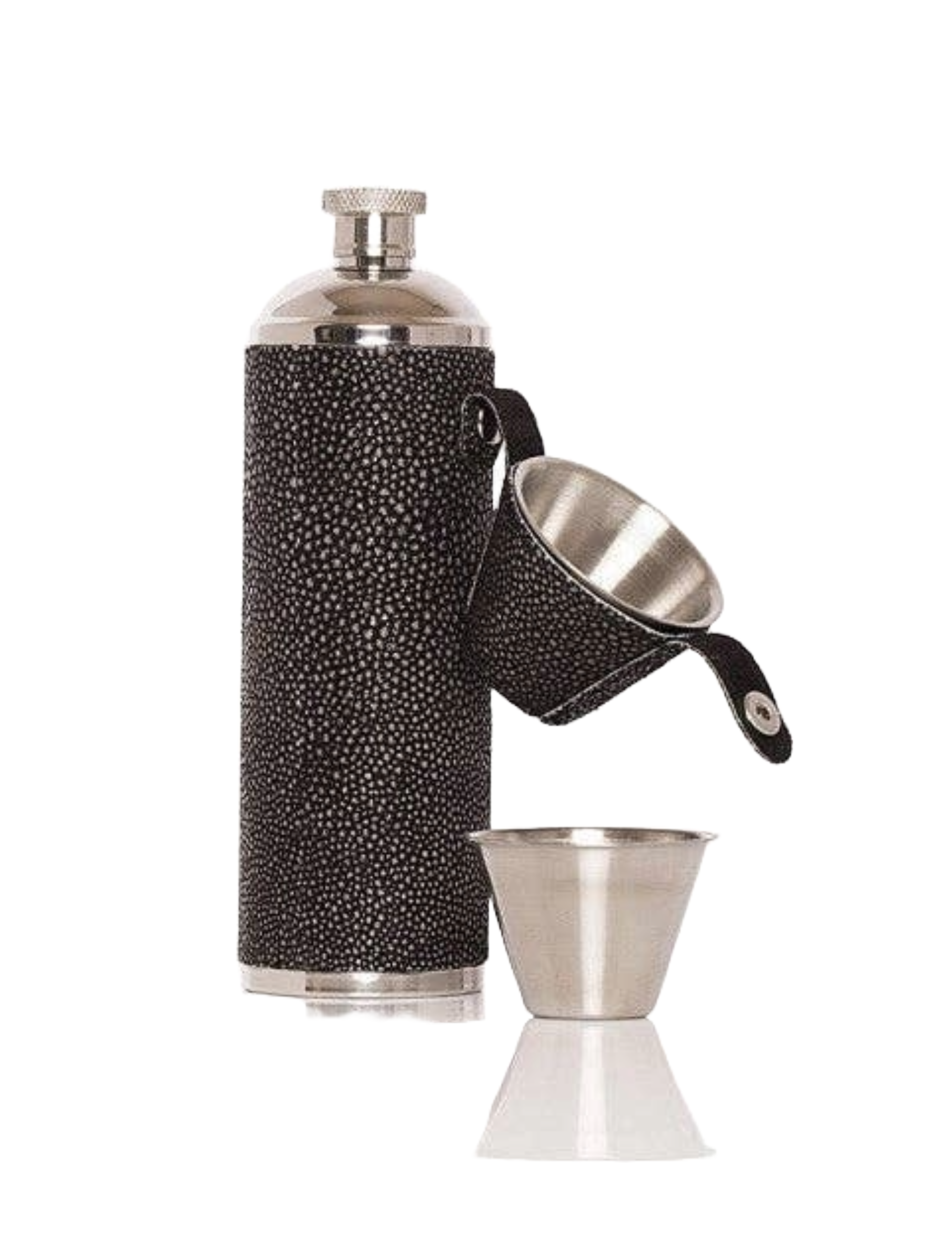 Hunters Flask - Black Stingray