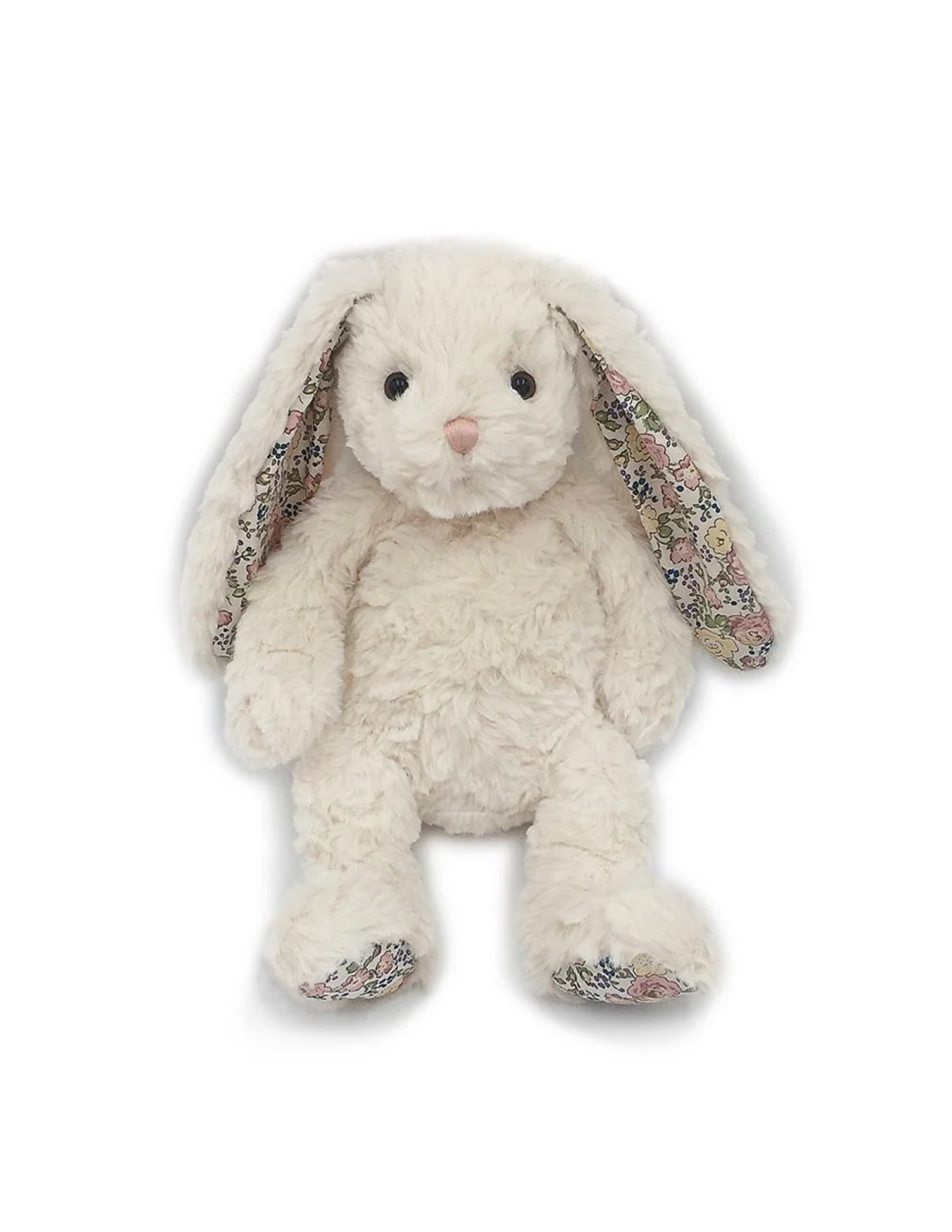 'Faith'Cream Floral Bunny